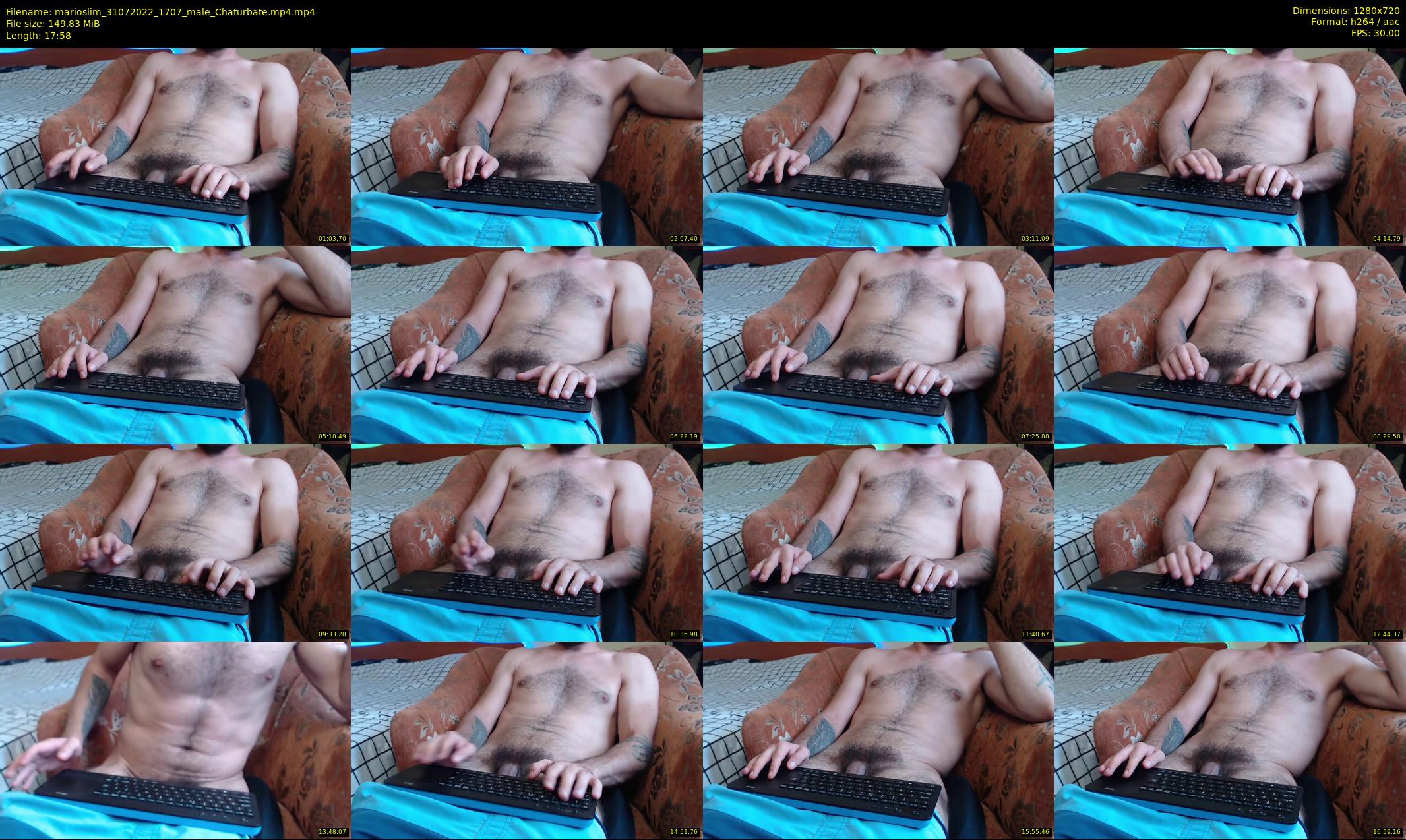 marioslim — 18 minute Chaturbate male cam show recording, 720p, Jul 31, 2022
