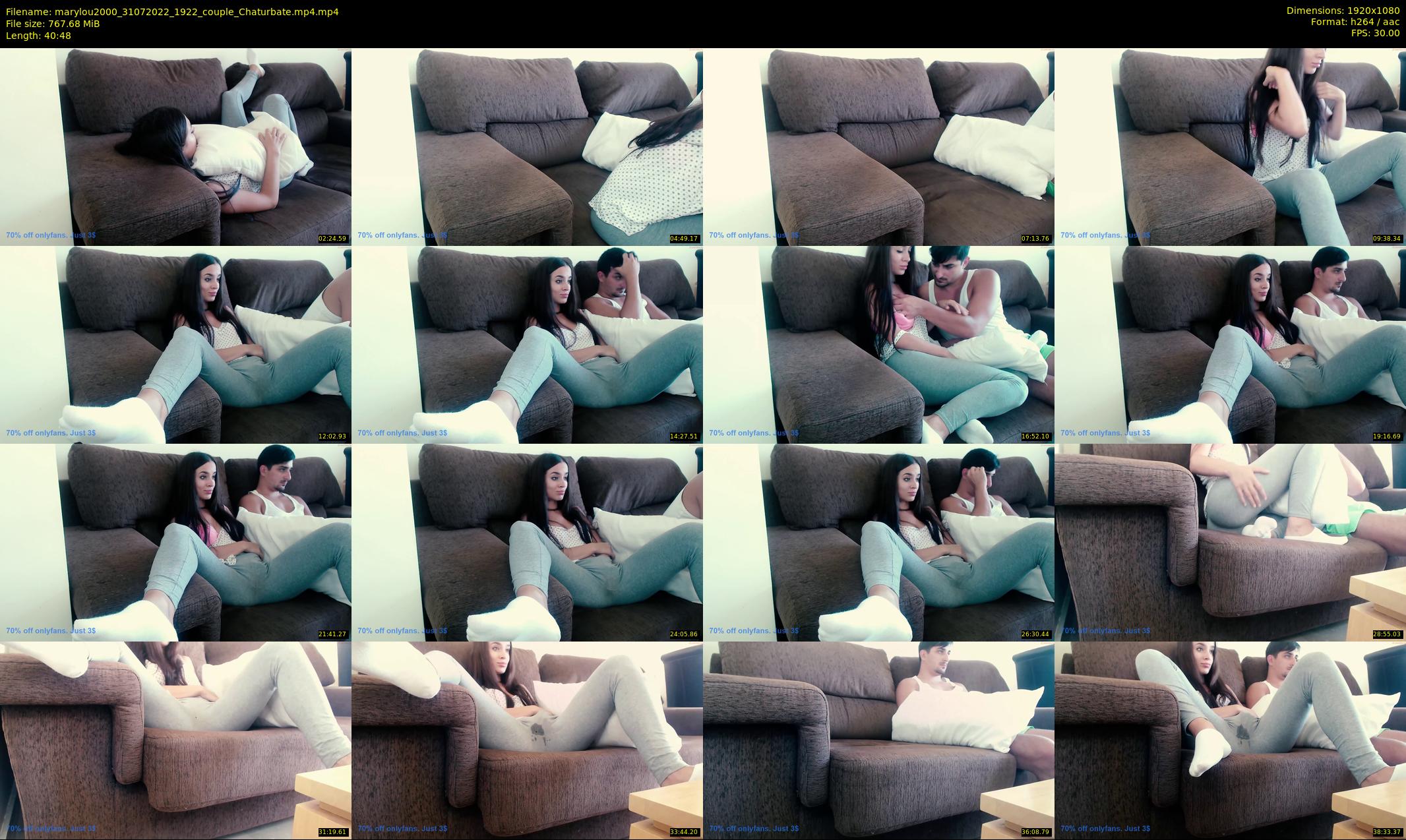 marylou2000 — 41 minute Chaturbate couple cam show recording, 1080p, Jul 31, 2022