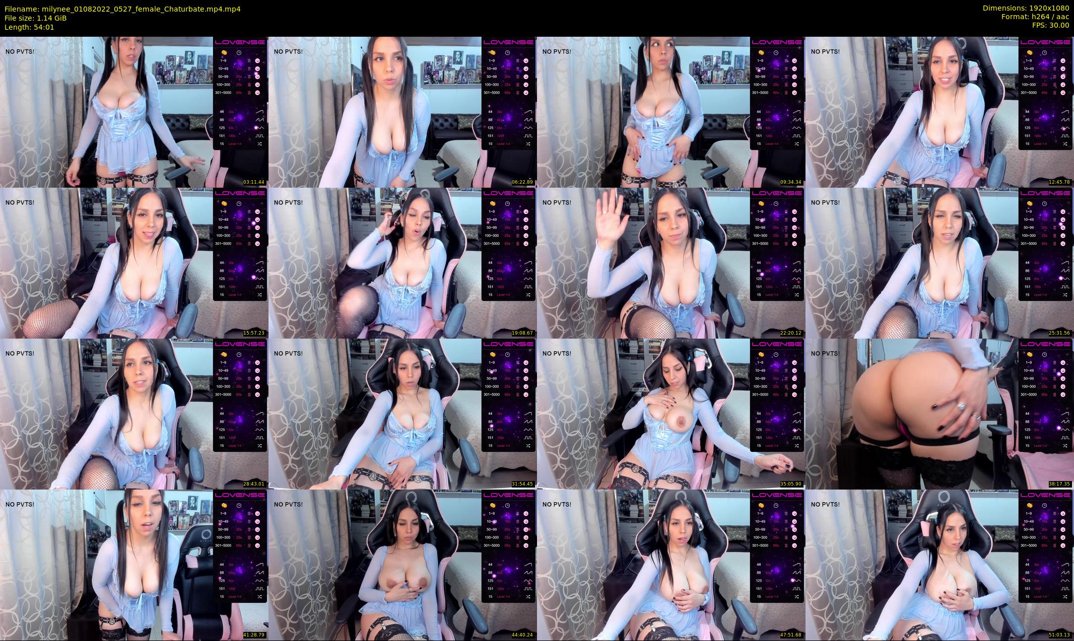 milynee — 55 minute Chaturbate female cam show recording, 1080p, Aug 1, 2022