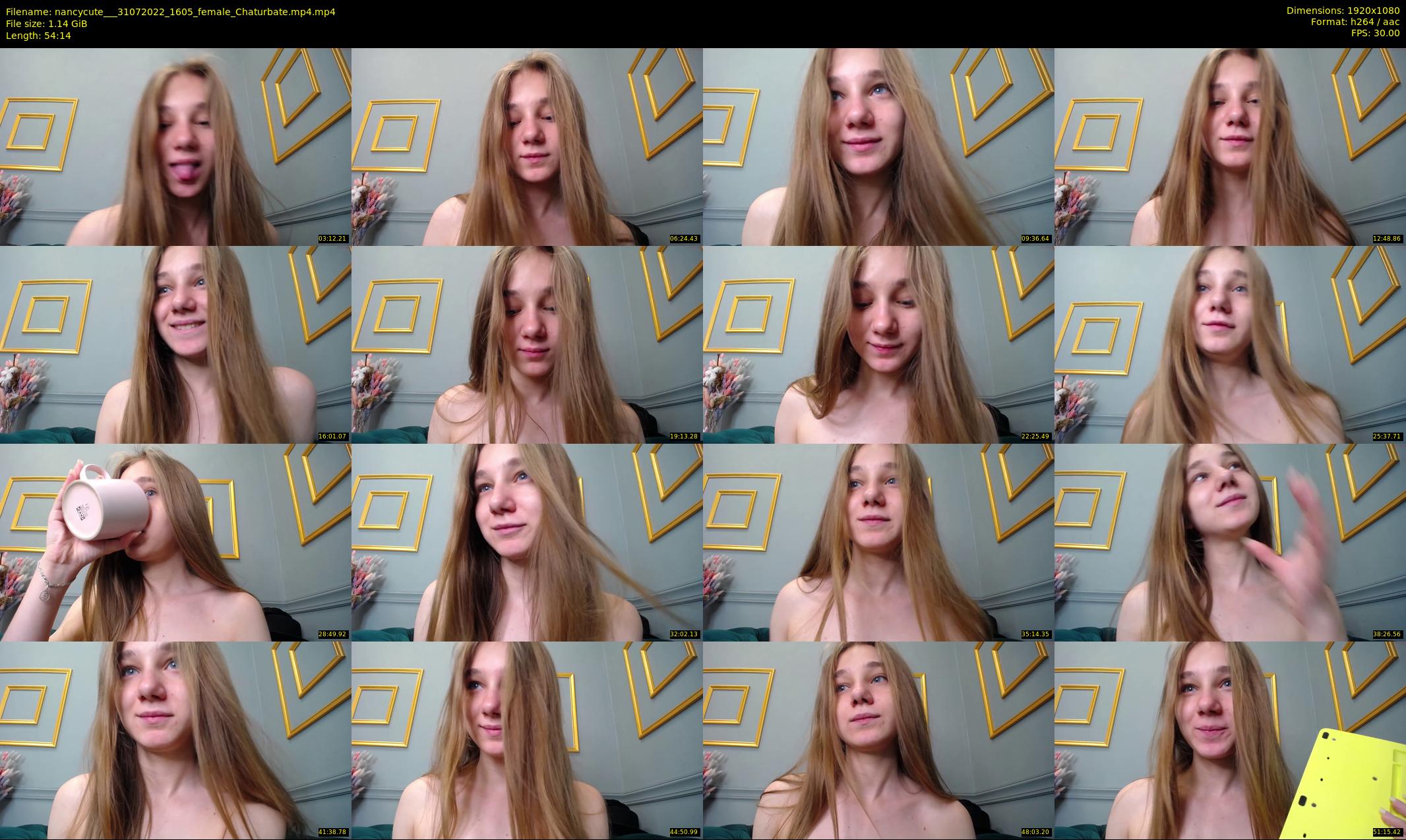 nancycute__ — 55 minute Chaturbate female cam show recording, 1080p, Jul 31, 2022