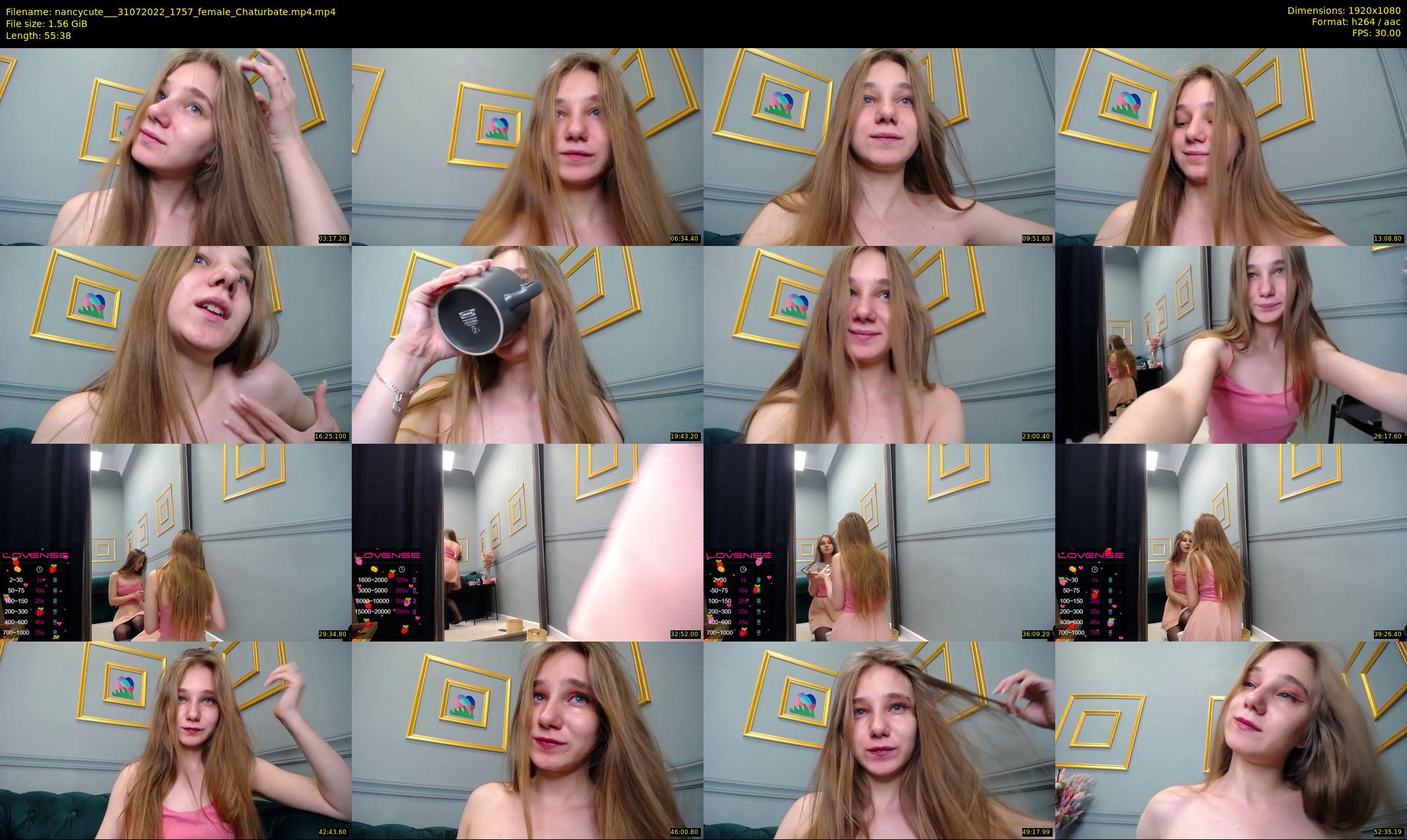 nancycute__ — 56 minute Chaturbate female cam show recording, 1080p, Jul 31, 2022