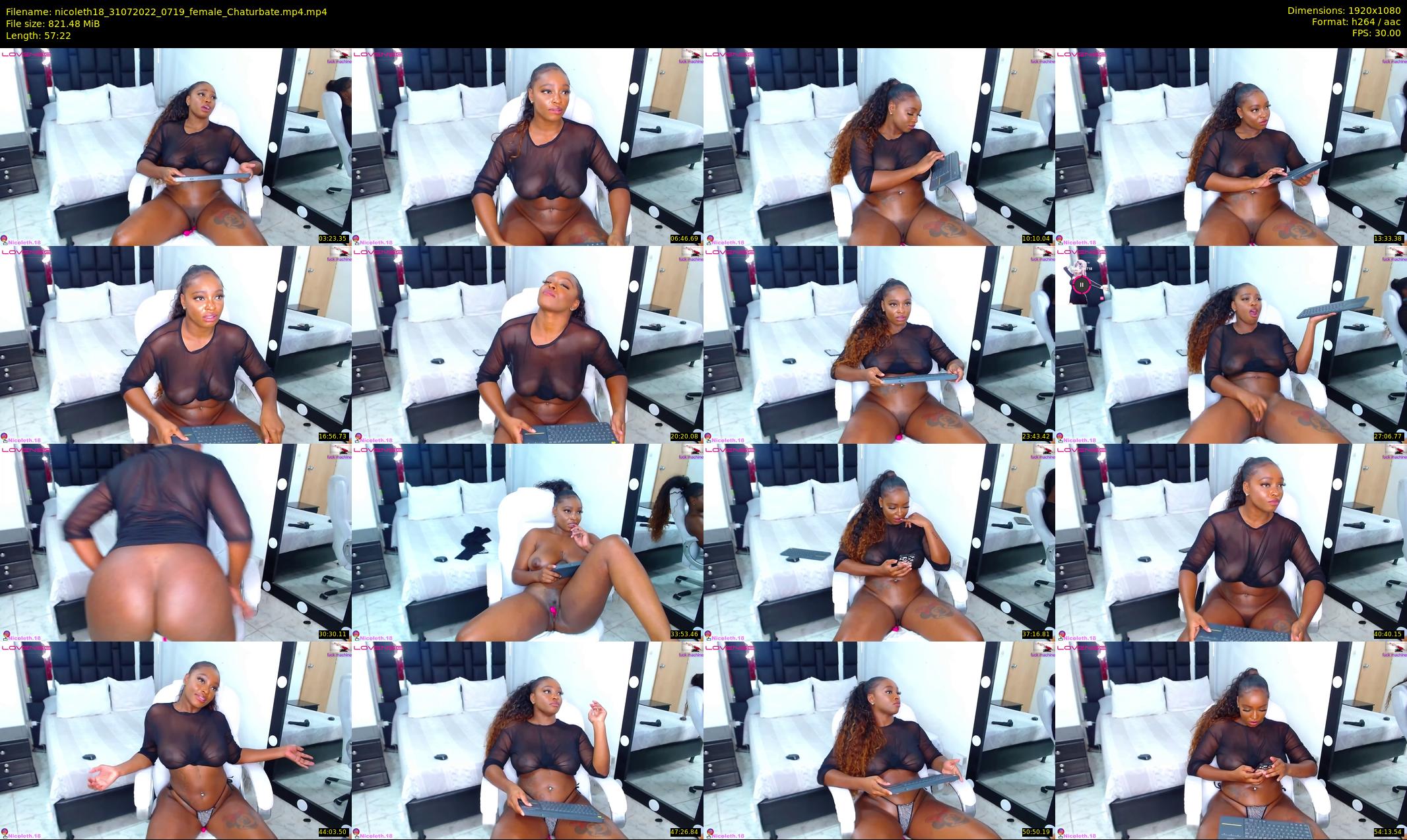 nicoleth18 — 58 minute Chaturbate female cam show recording, 1080p, Jul 31, 2022