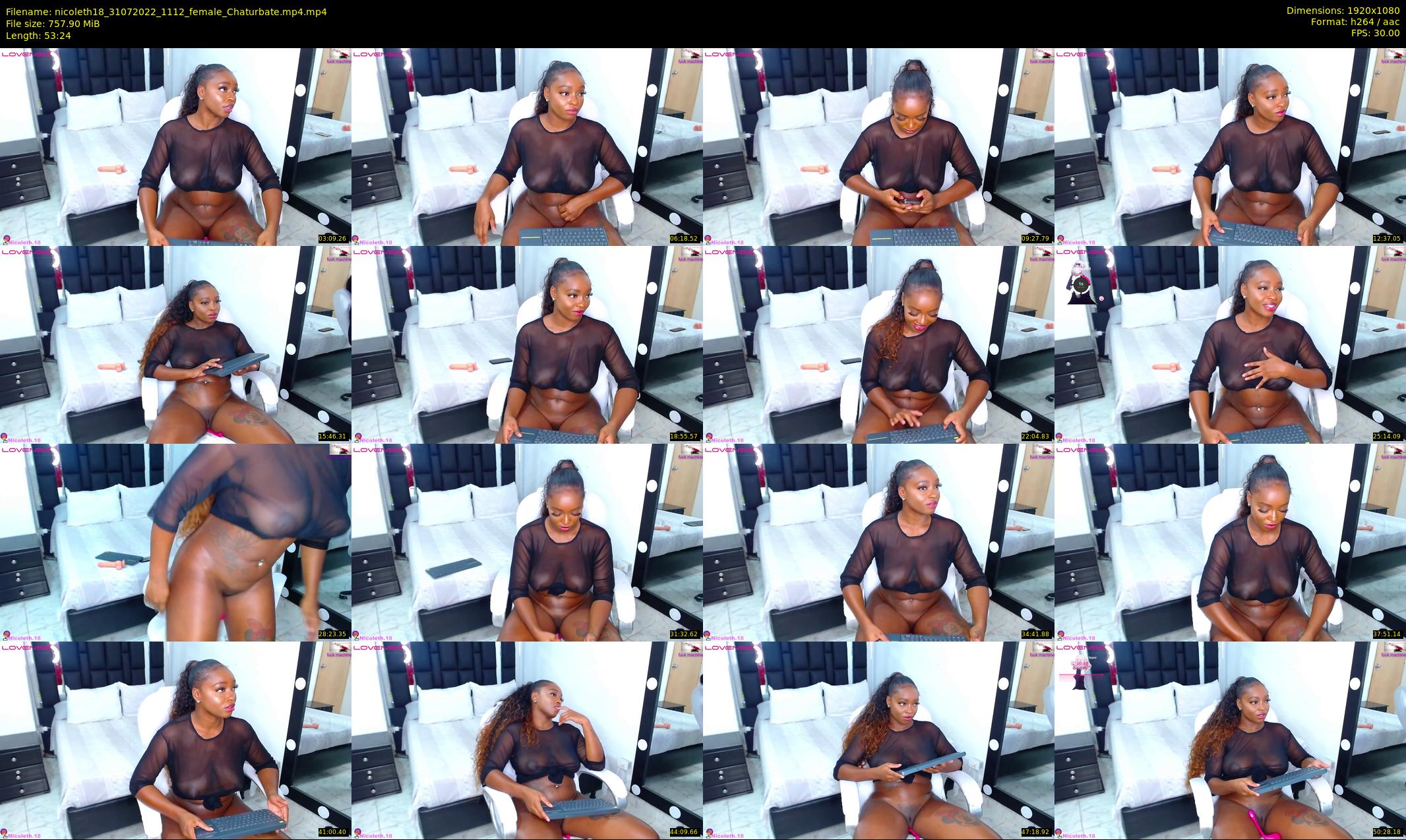 nicoleth18 — 54 minute Chaturbate female cam show recording, 1080p, Jul 31, 2022