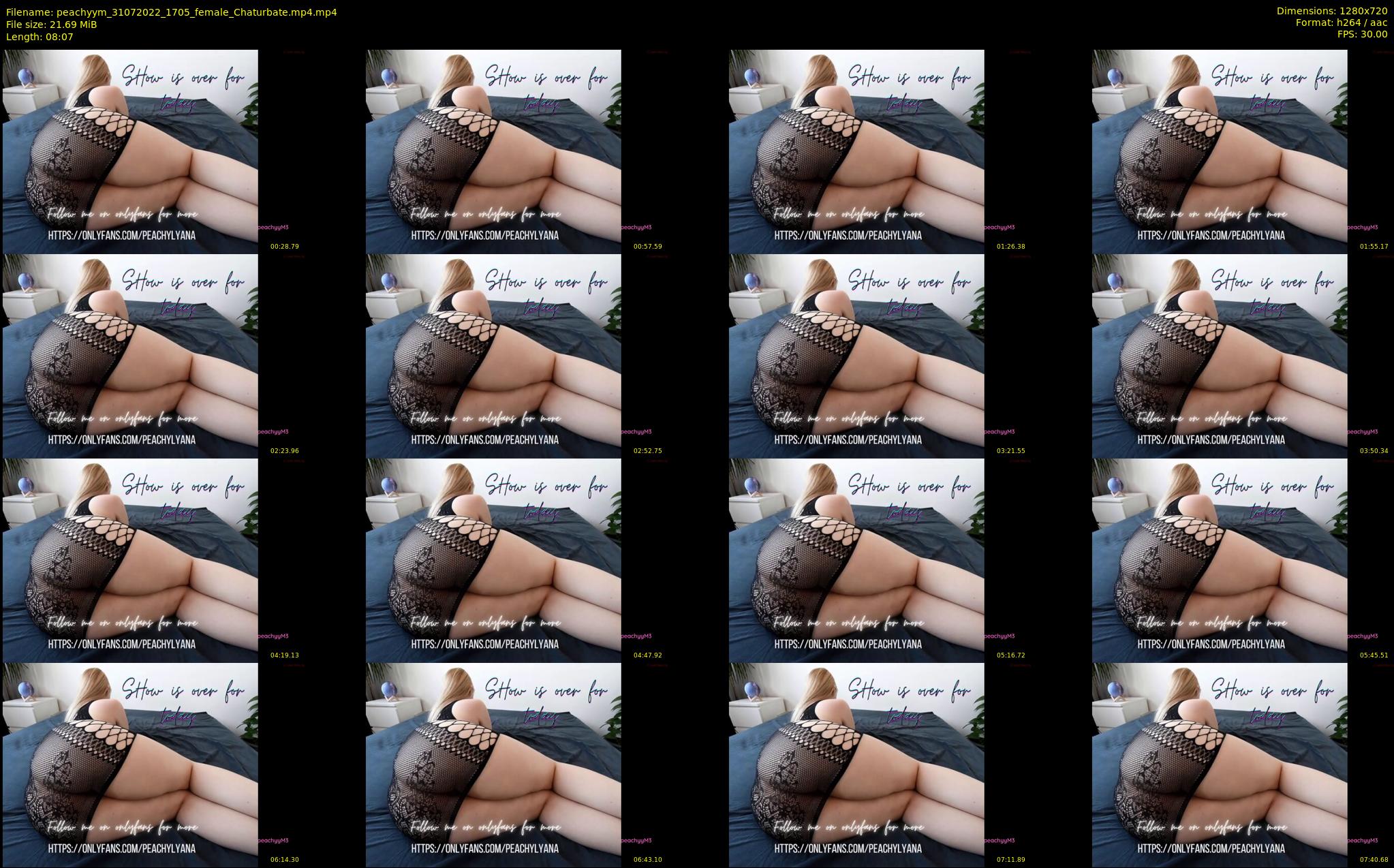 peachyym — 9 minute Chaturbate female cam show recording, 720p, Jul 31, 2022