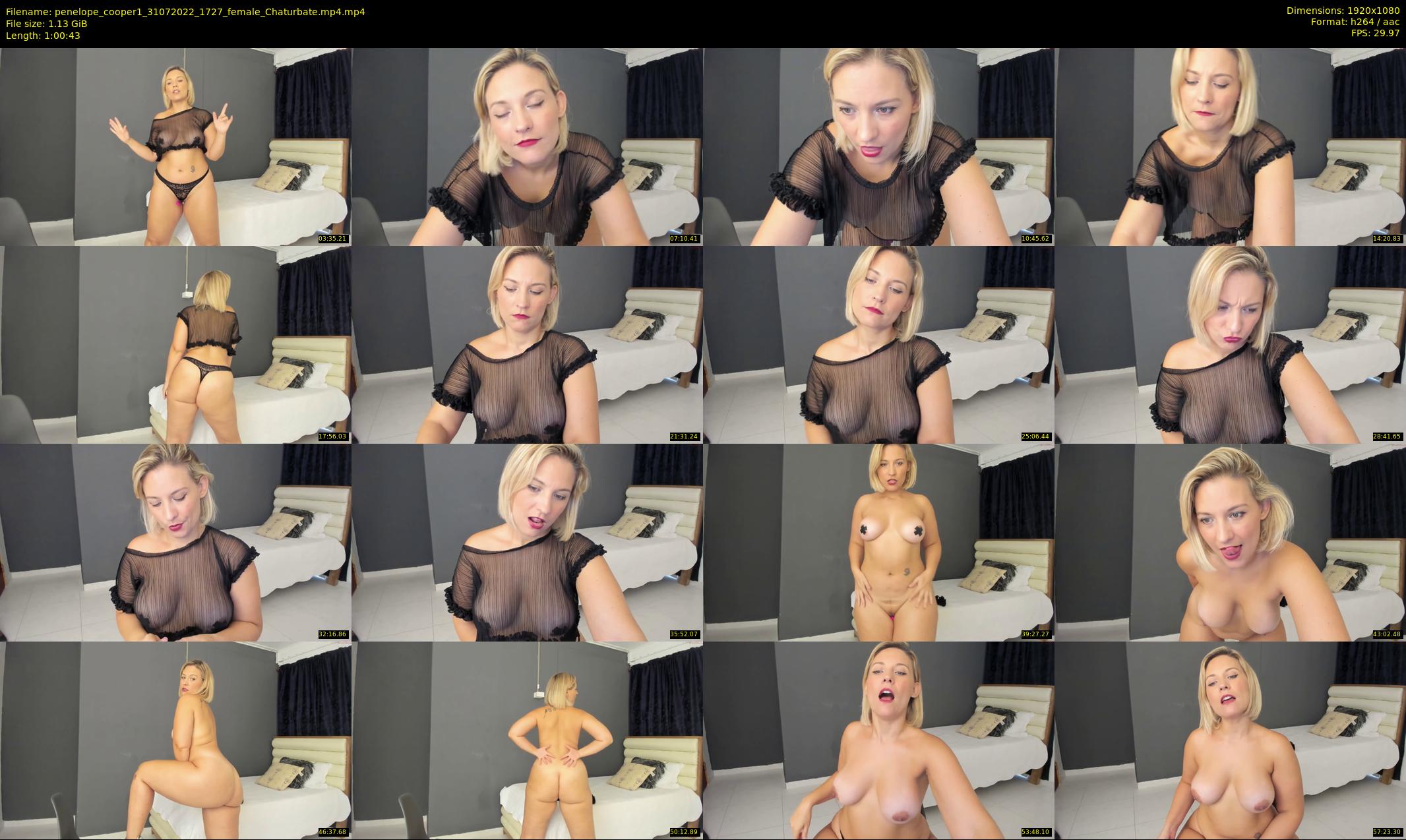 penelope_cooper1 — 61 minute Chaturbate female cam show recording, 1080p, Jul 31, 2022