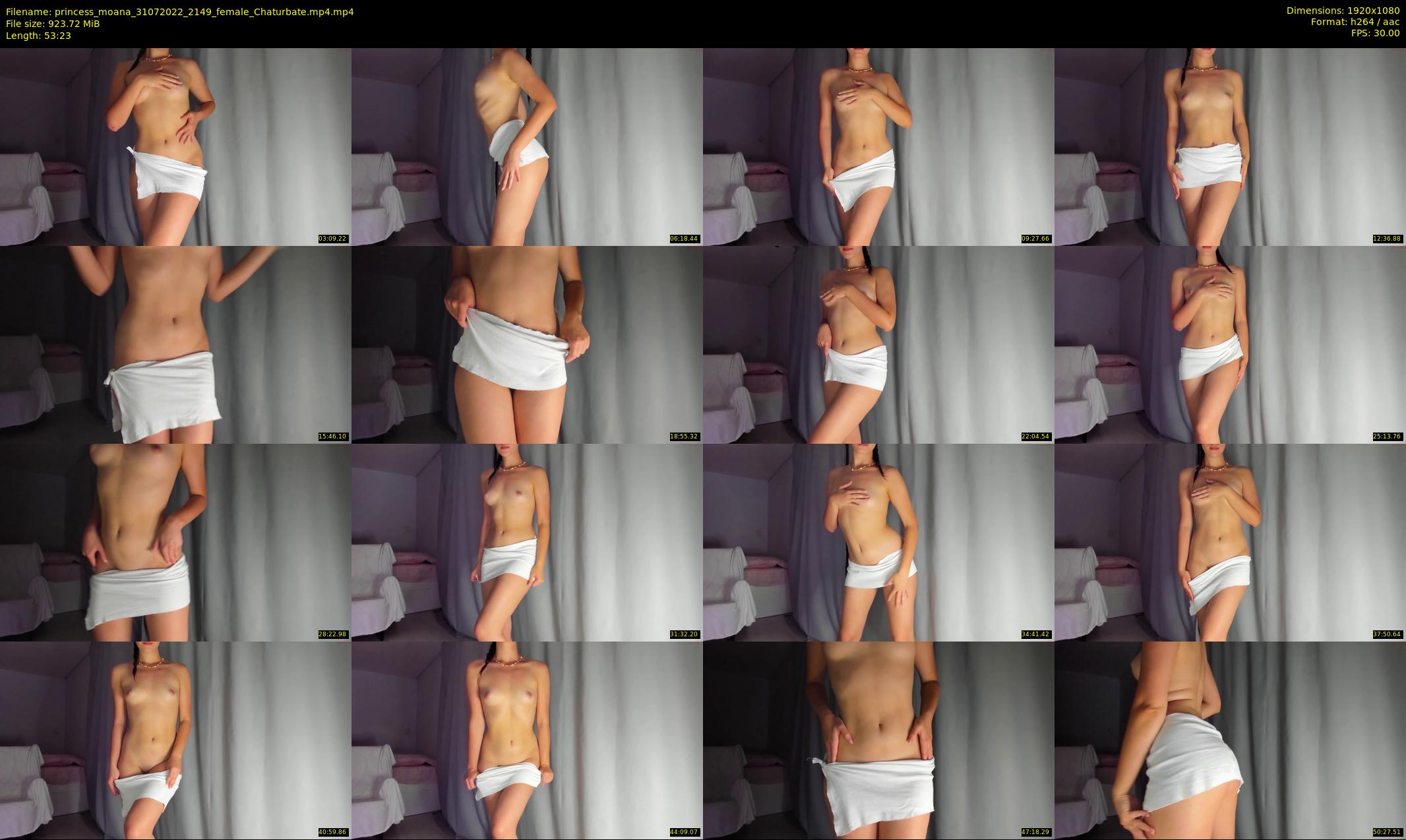princess_moana — 54 minute Chaturbate female cam show recording, 1080p, Jul 31, 2022