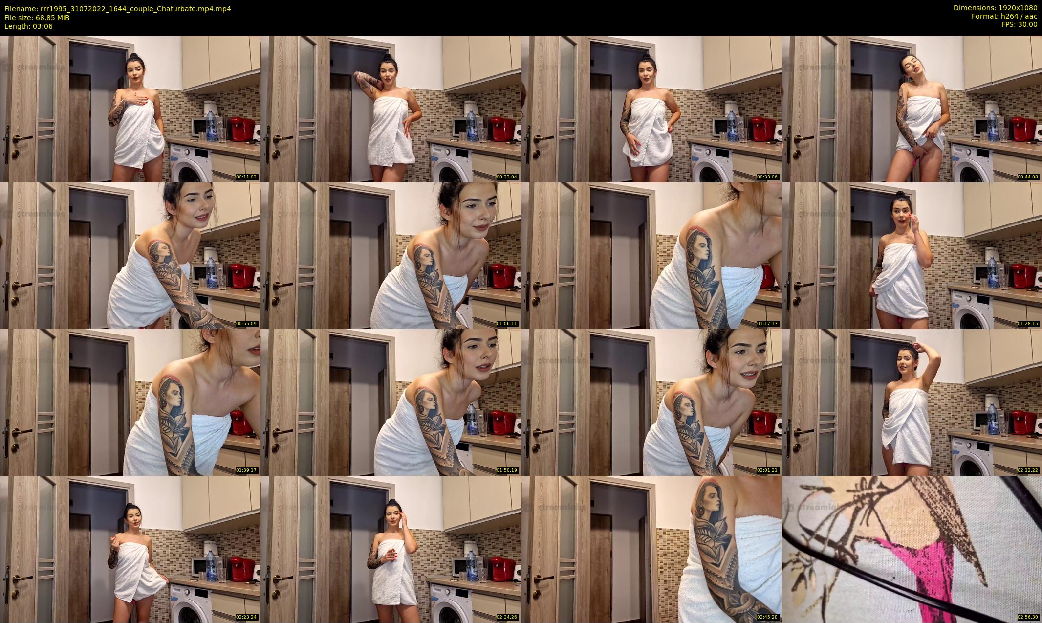 rrr1995 — 4 minute Chaturbate couple cam show recording, 1080p, Jul 31, 2022