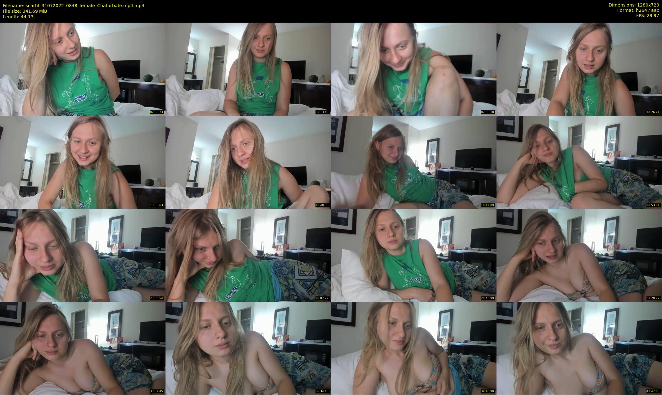 scartit — 45 minute Chaturbate female cam show recording, 720p, Jul 31, 2022