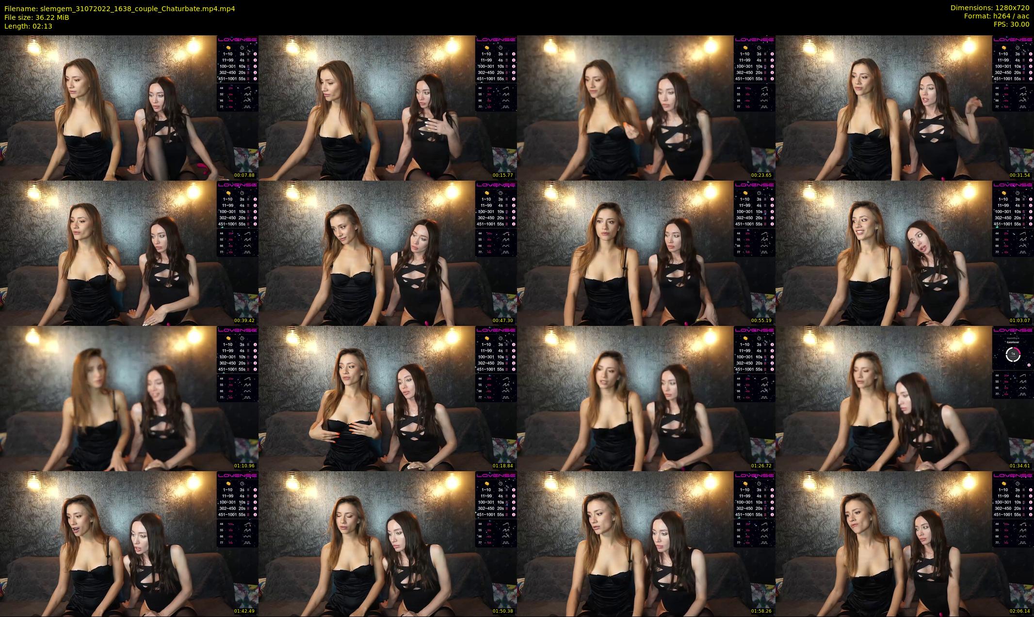 slemgem — 3 minute Chaturbate couple cam show recording, 720p, Jul 31, 2022