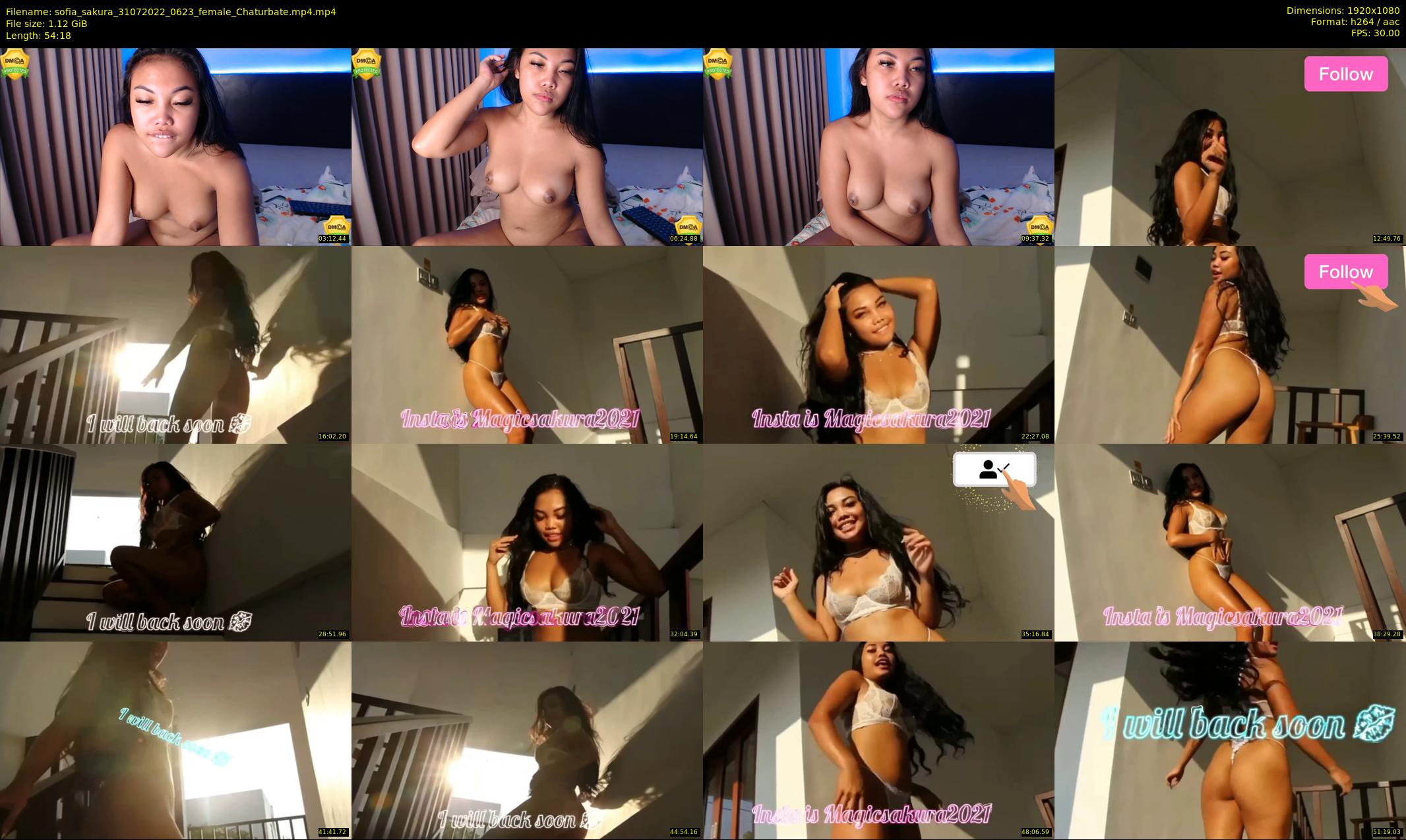 sofia_sakura — 55 minute Chaturbate female cam show recording, 1080p, Jul 31, 2022