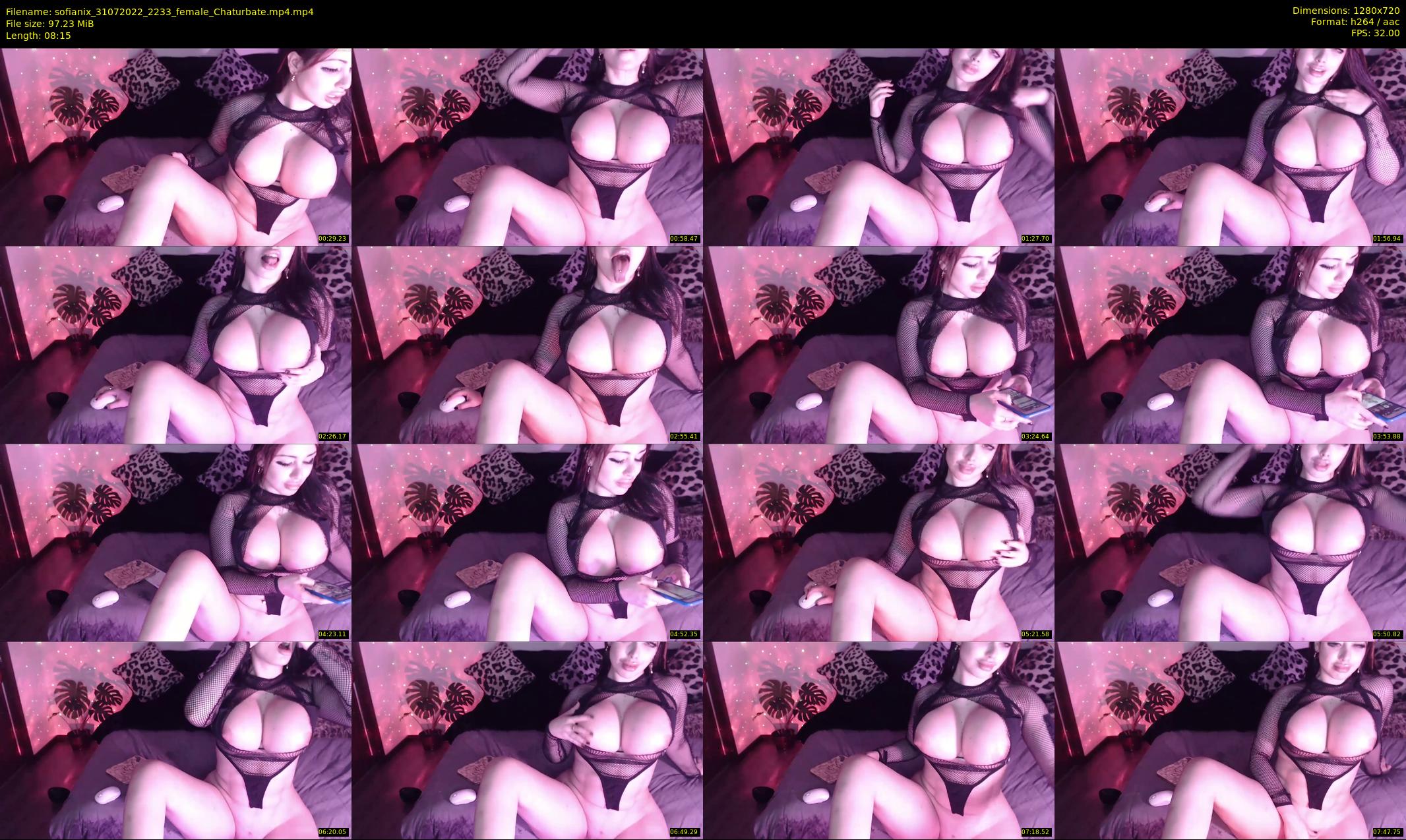 sofianix — 9 minute Chaturbate female cam show recording, 720p, Jul 31, 2022
