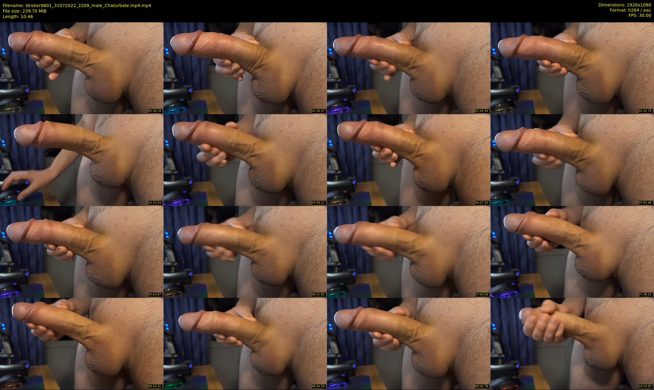 stroker9801 — 11 minute Chaturbate male cam show recording, 1080p, Jul 31, 2022