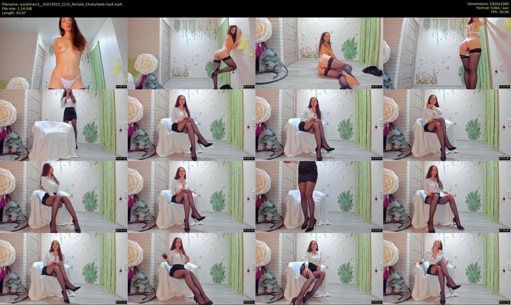 sunshine13_ — 54 minute Chaturbate female cam show recording, 1080p, Jul 31, 2022