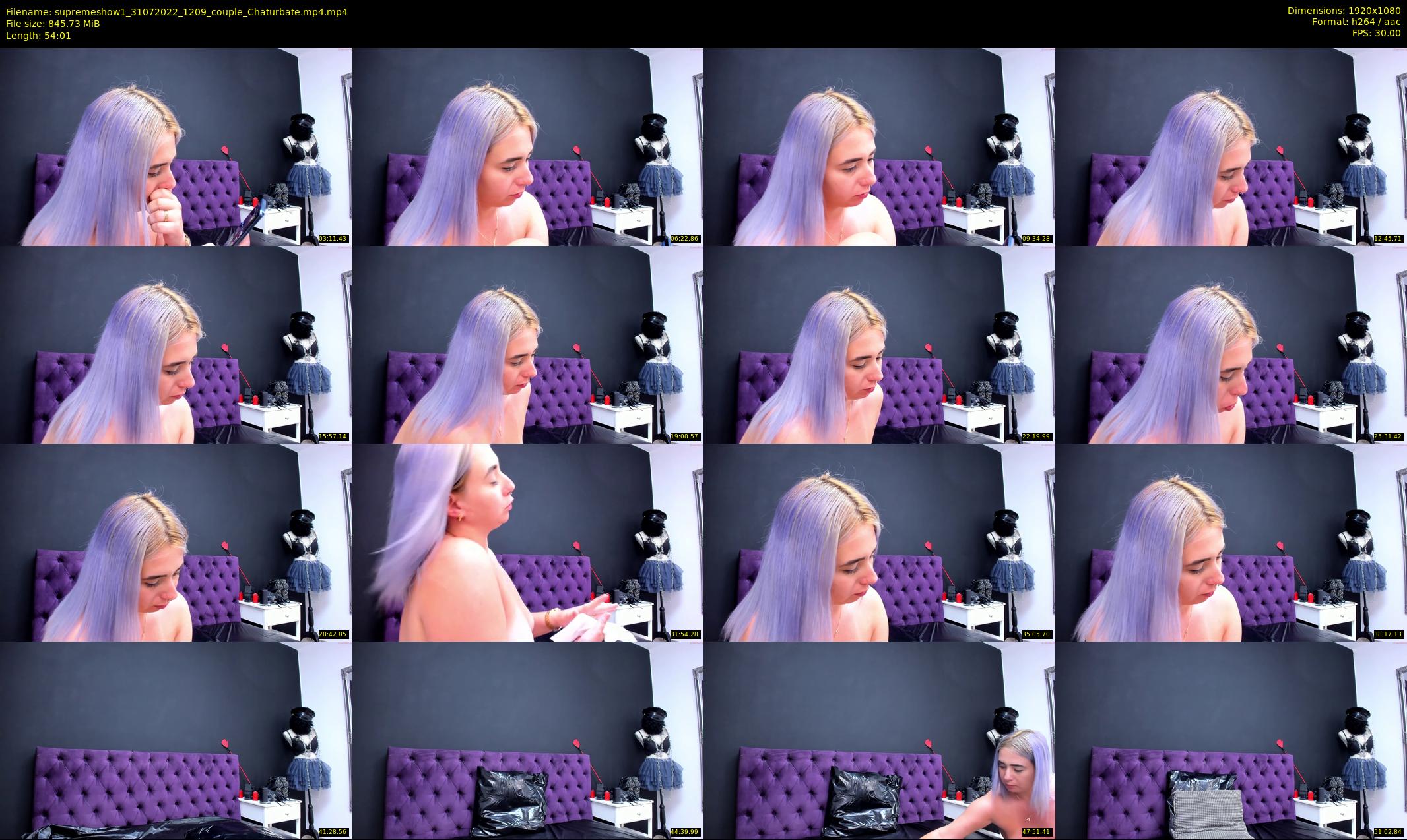 supremeshow1 — 55 minute Chaturbate couple cam show recording, 1080p, Jul 31, 2022