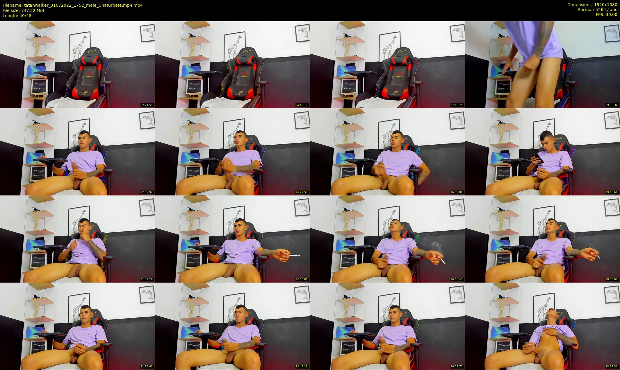 tatanwalker — 41 minute Chaturbate male cam show recording, 1080p, Jul 31, 2022