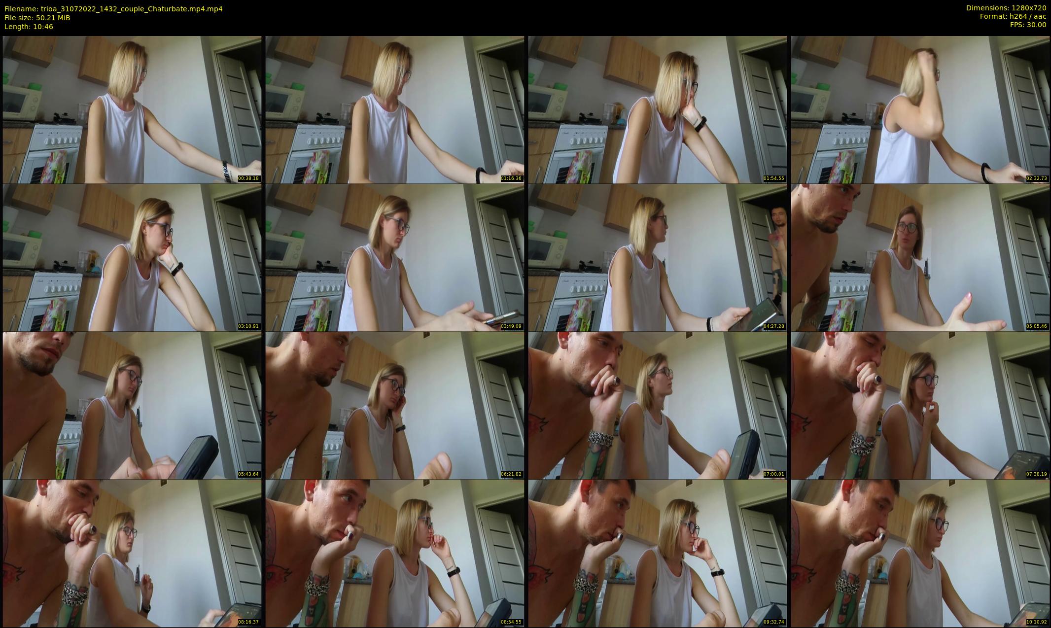 trioa — 11 minute Chaturbate couple cam show recording, 720p, Jul 31, 2022