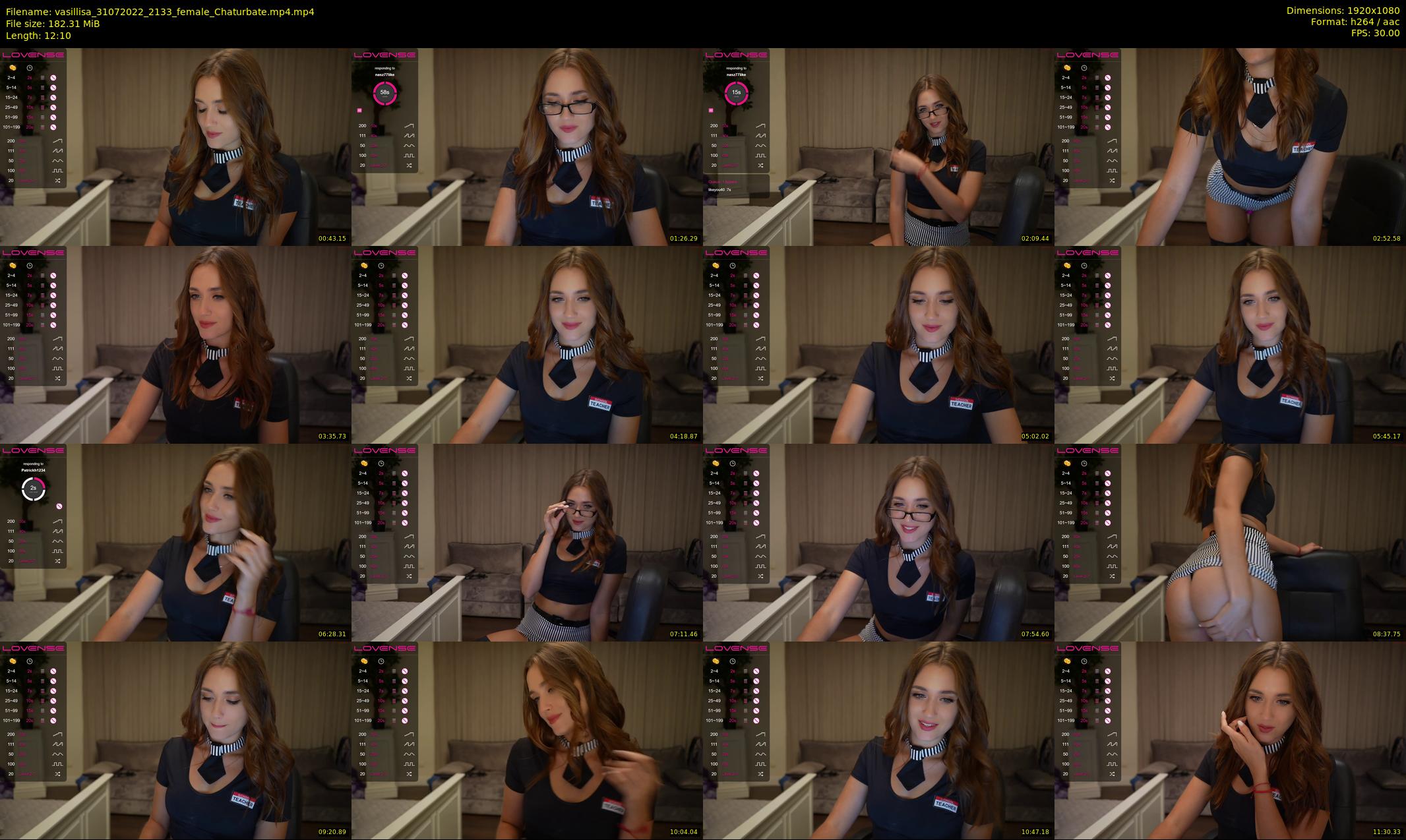 vasillisa — 13 minute Chaturbate female cam show recording, 1080p, Jul 31, 2022