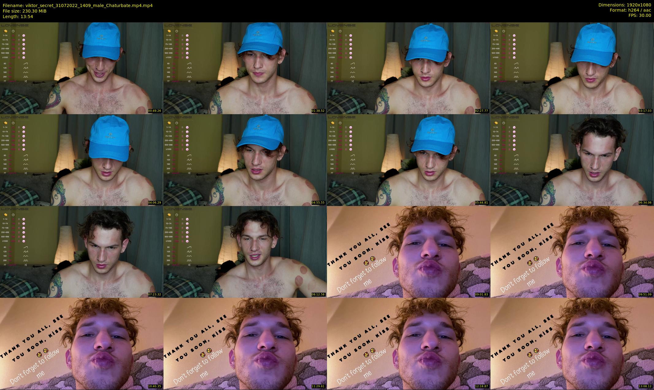 viktor_secret — 14 minute Chaturbate male cam show recording, 1080p, Jul 31, 2022