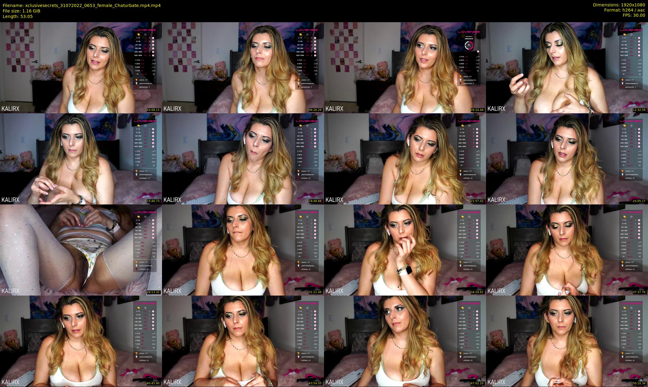 xclusivesecrets — 54 minute Chaturbate female cam show recording, 1080p, Jul 31, 2022