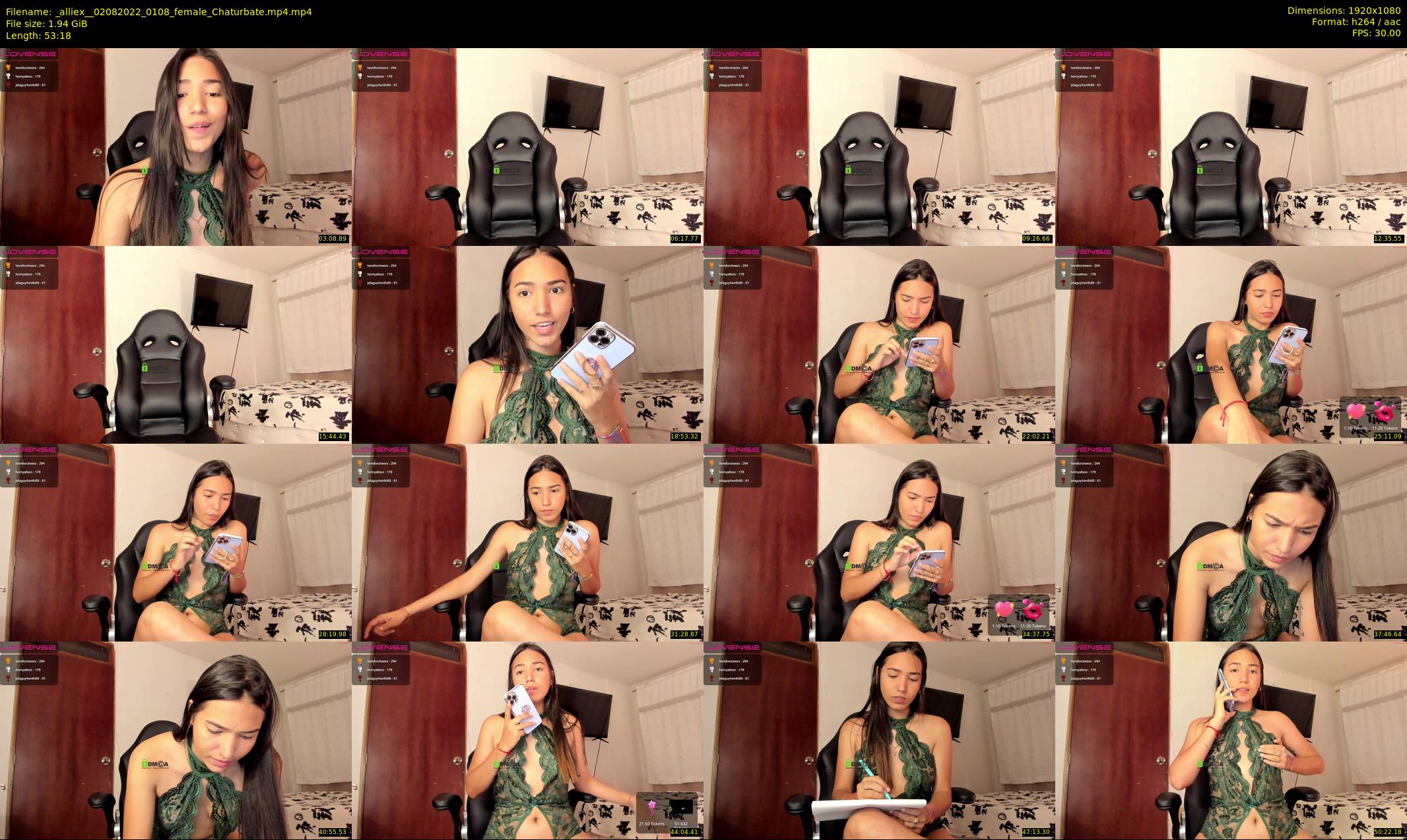 _alliex_ — 54 minute Chaturbate female cam show recording, 1080p, Aug 2, 2022