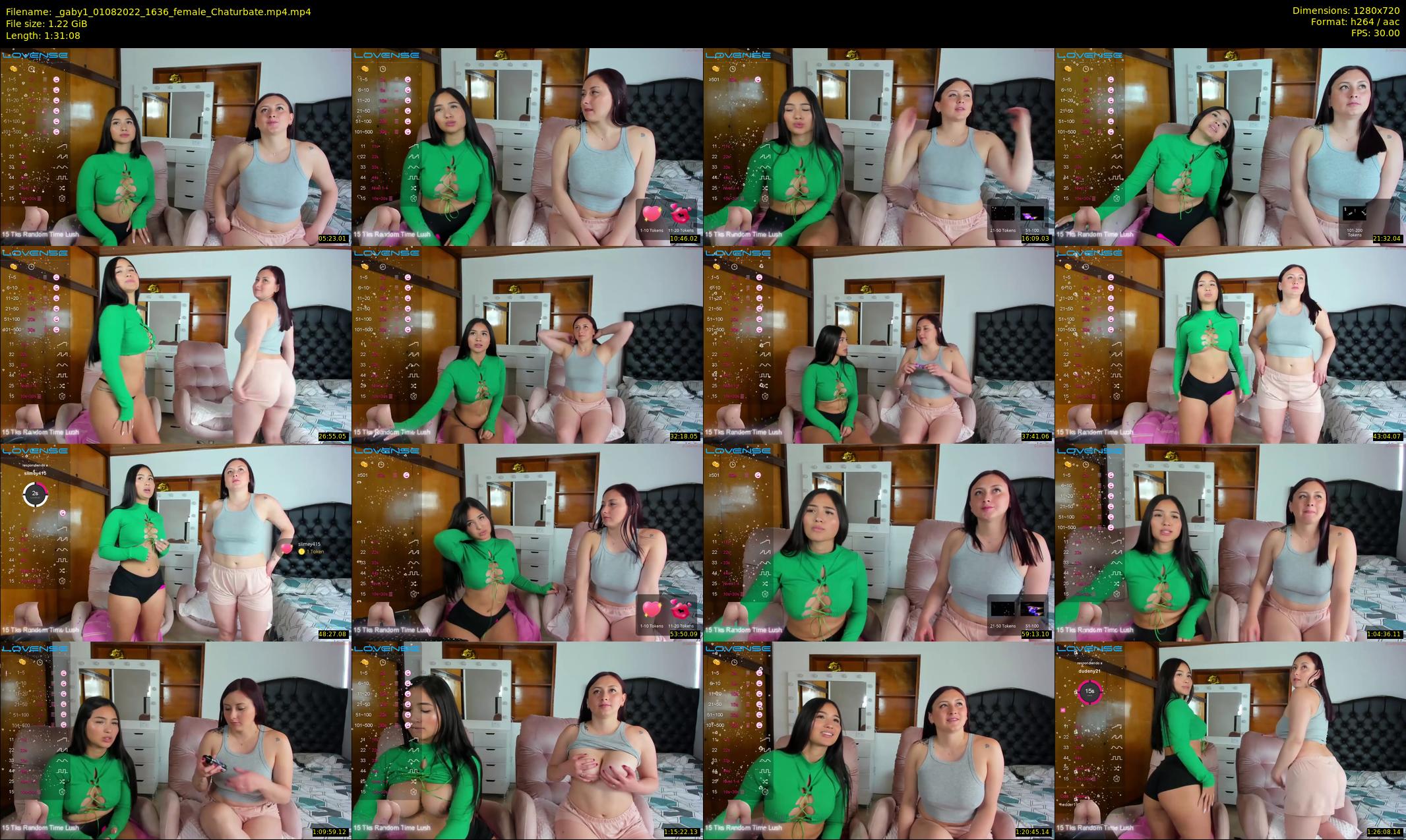 _gaby1 — 92 minute Chaturbate female cam show recording, 720p, Aug 1, 2022