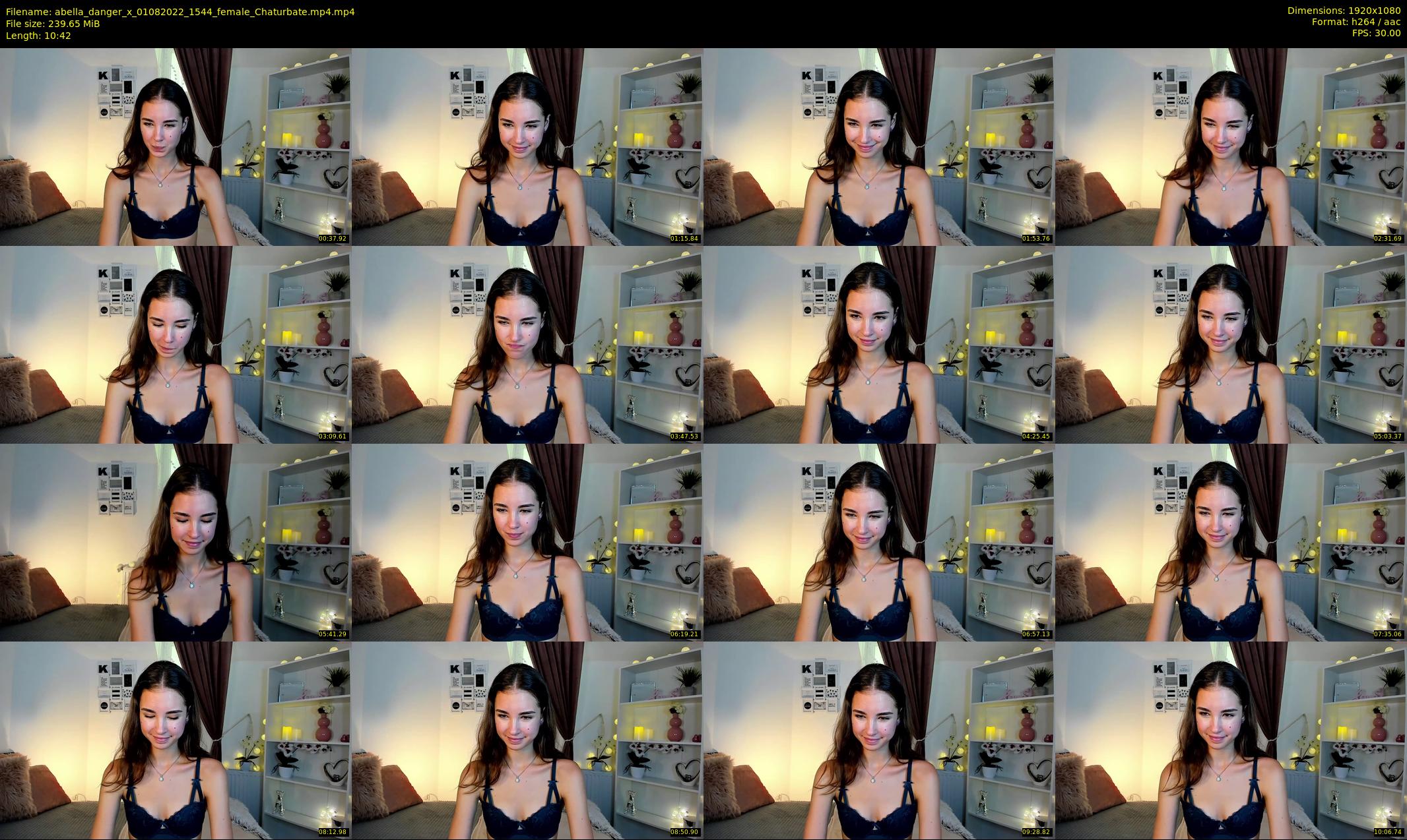 abella_danger_x — 11 minute Chaturbate female cam show recording, 1080p, Aug 1, 2022