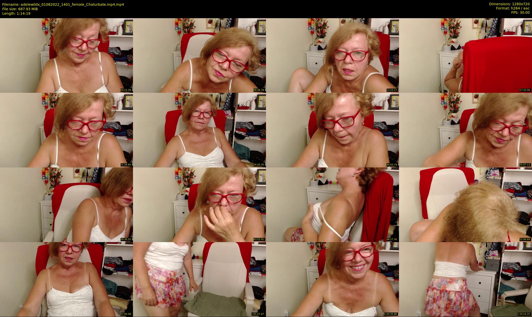 adelewildx — 75 minute Chaturbate female cam show recording, 720p, Aug 1, 2022