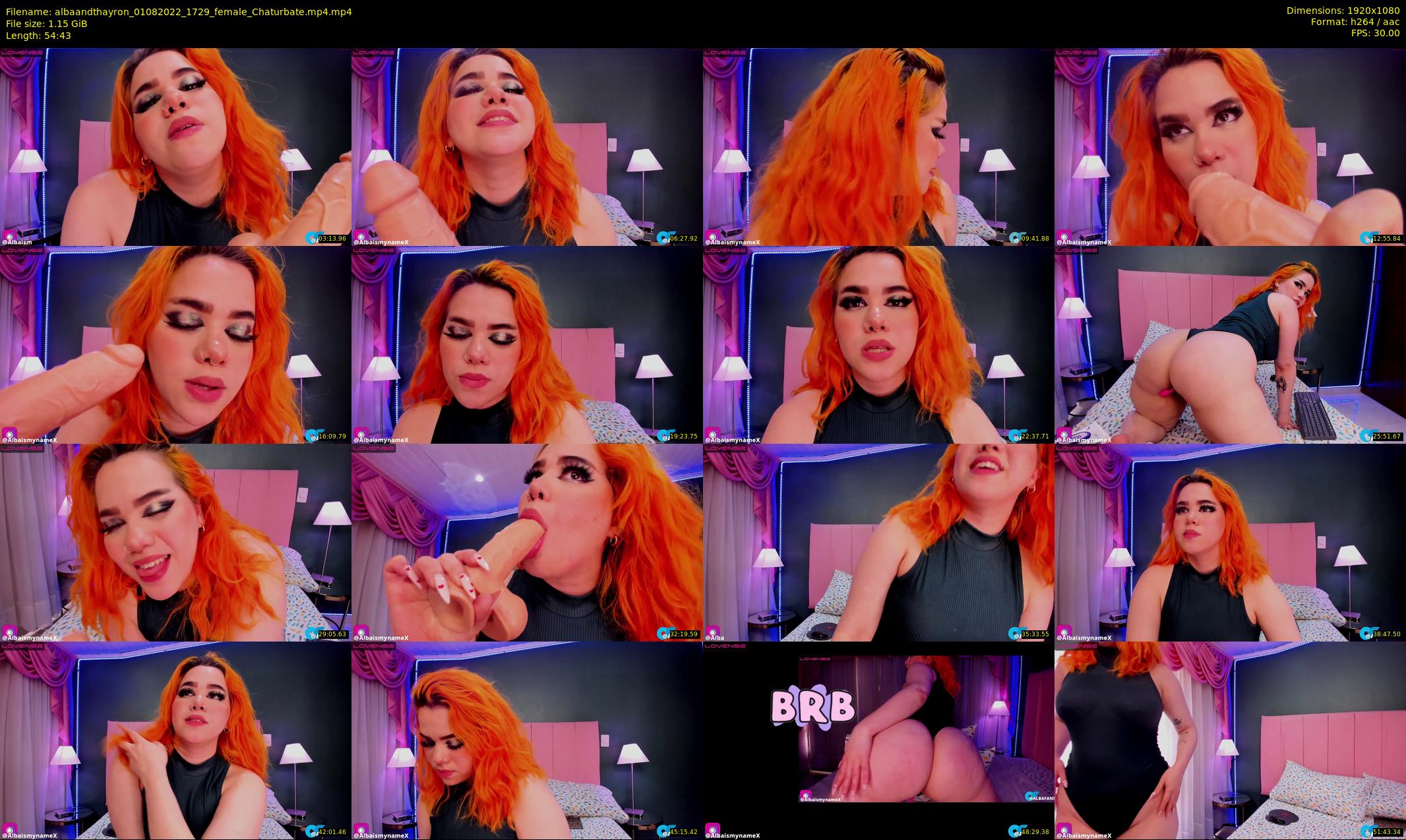 albaandthayron — 55 minute Chaturbate couple cam show recording, 1080p, Aug 1, 2022