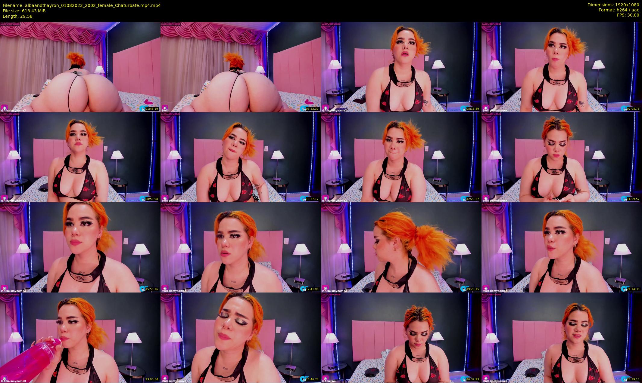 albaandthayron — 30 minute Chaturbate couple cam show recording, 1080p, Aug 1, 2022
