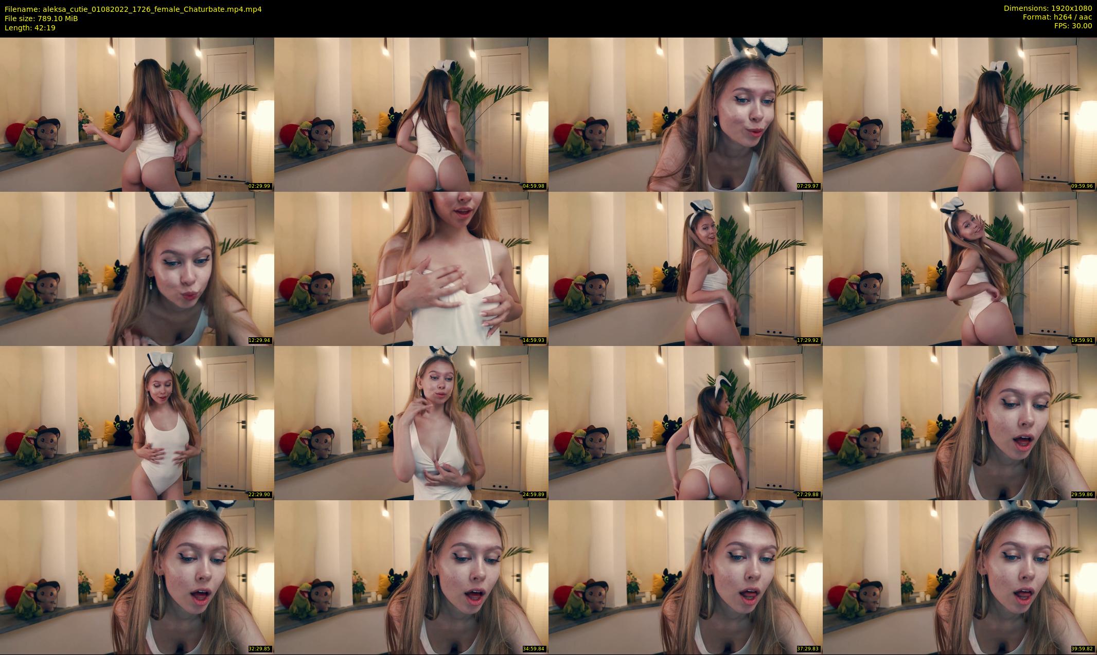 aleksa_cutie — 43 minute Chaturbate female cam show recording, 1080p, Aug 1, 2022