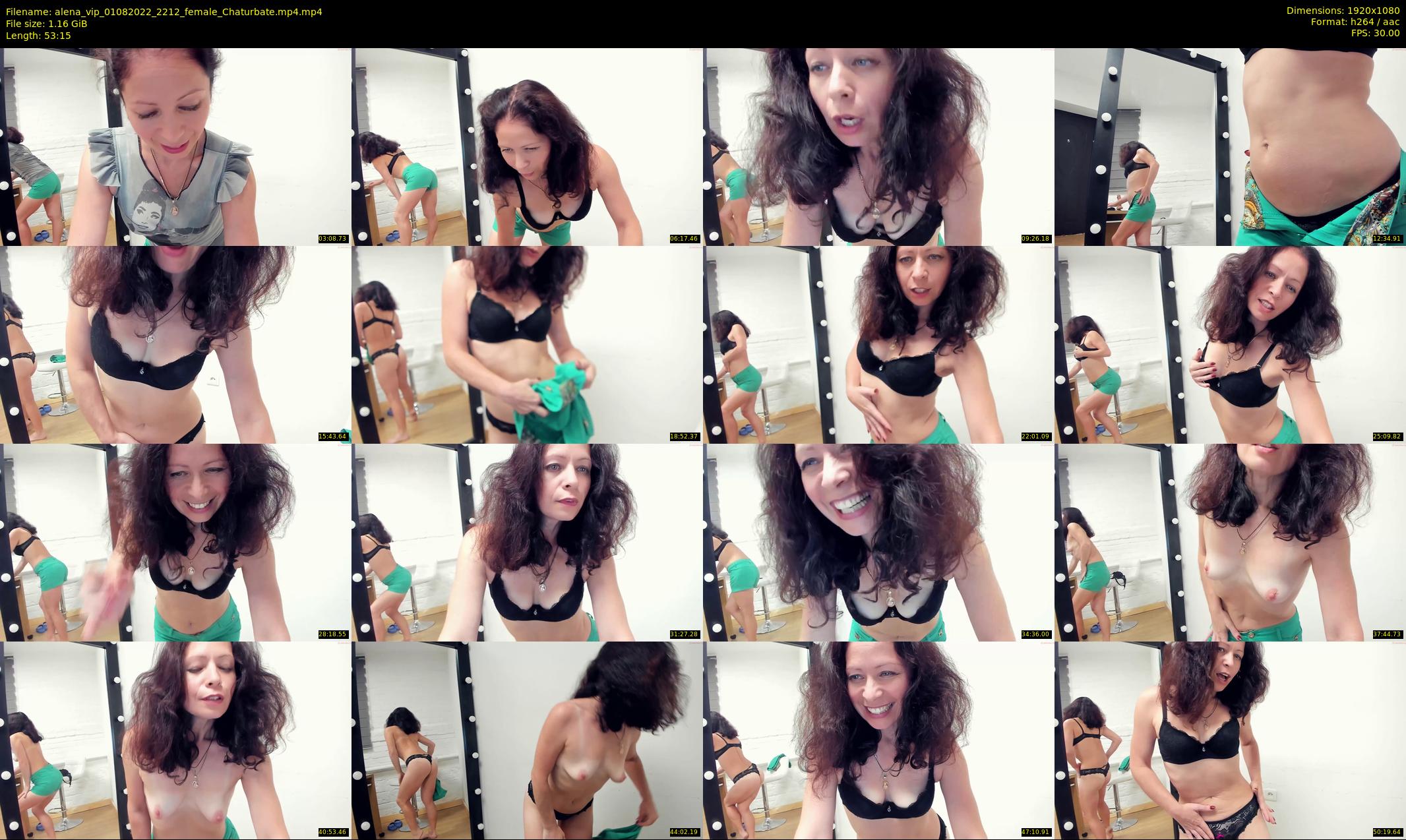 alena_vip — 54 minute Chaturbate female cam show recording, 1080p, Aug 1, 2022