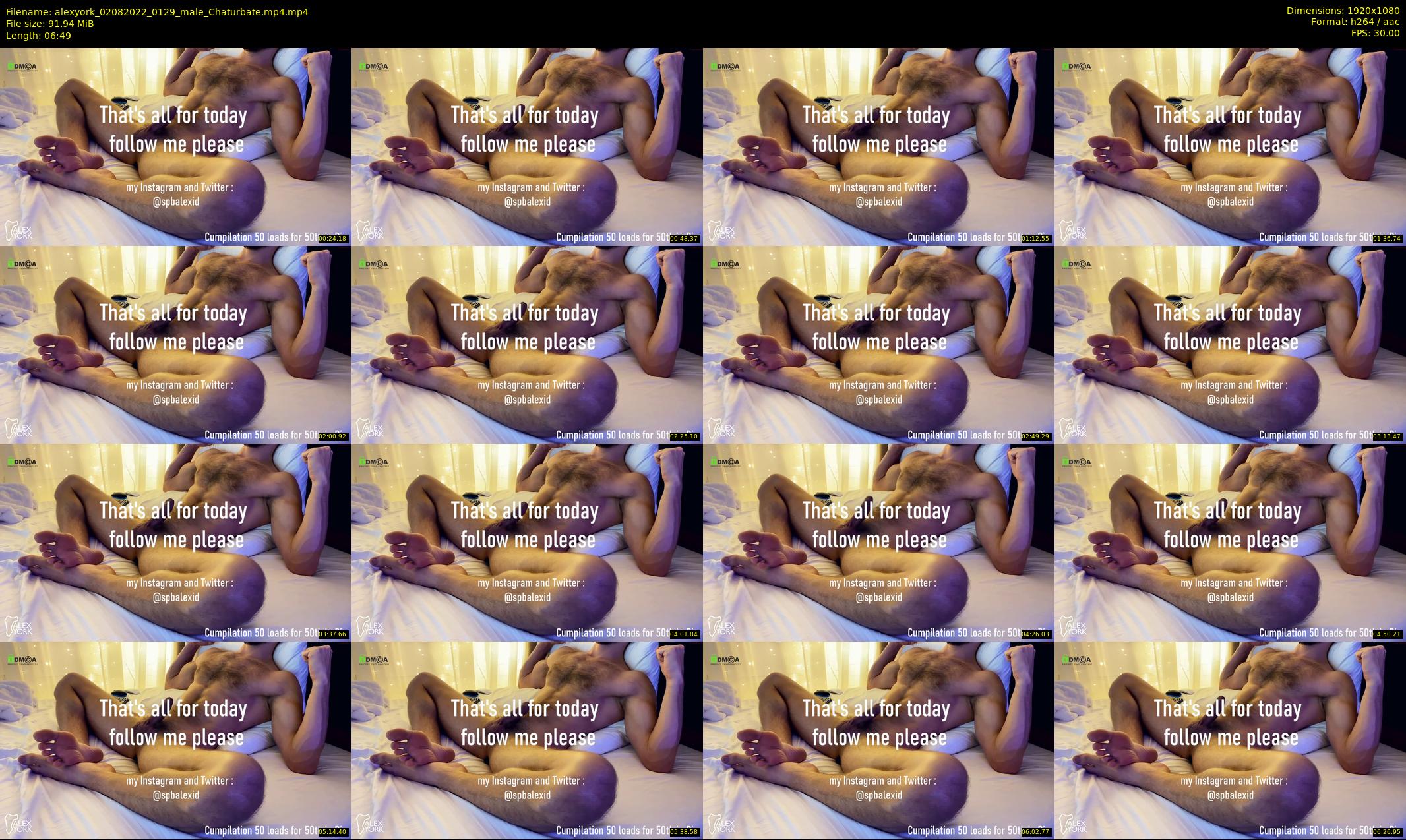 alexyork — 7 minute Chaturbate male cam show recording, 1080p, Aug 2, 2022