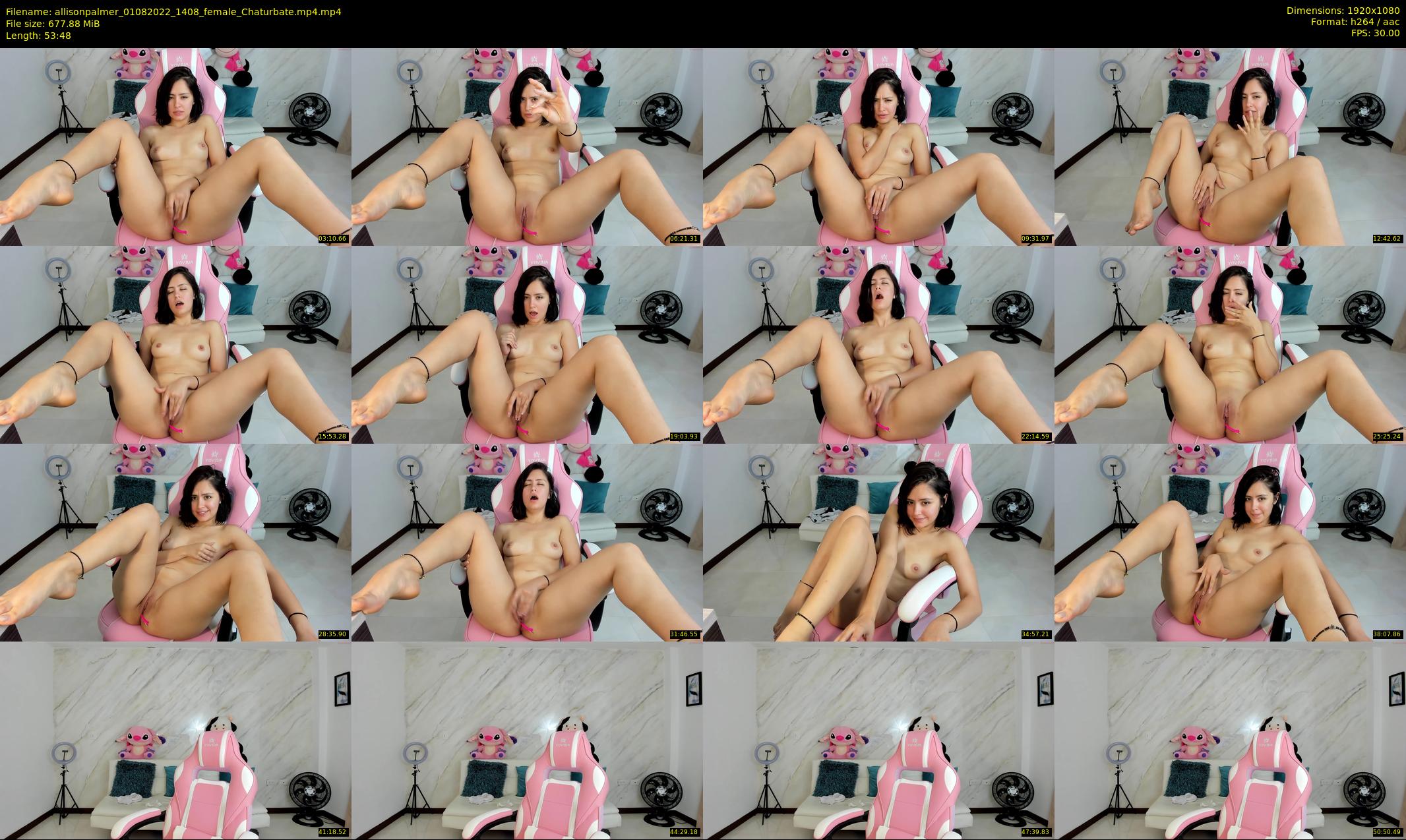 allisonpalmer — 54 minute Chaturbate female cam show recording, 1080p, Aug 1, 2022