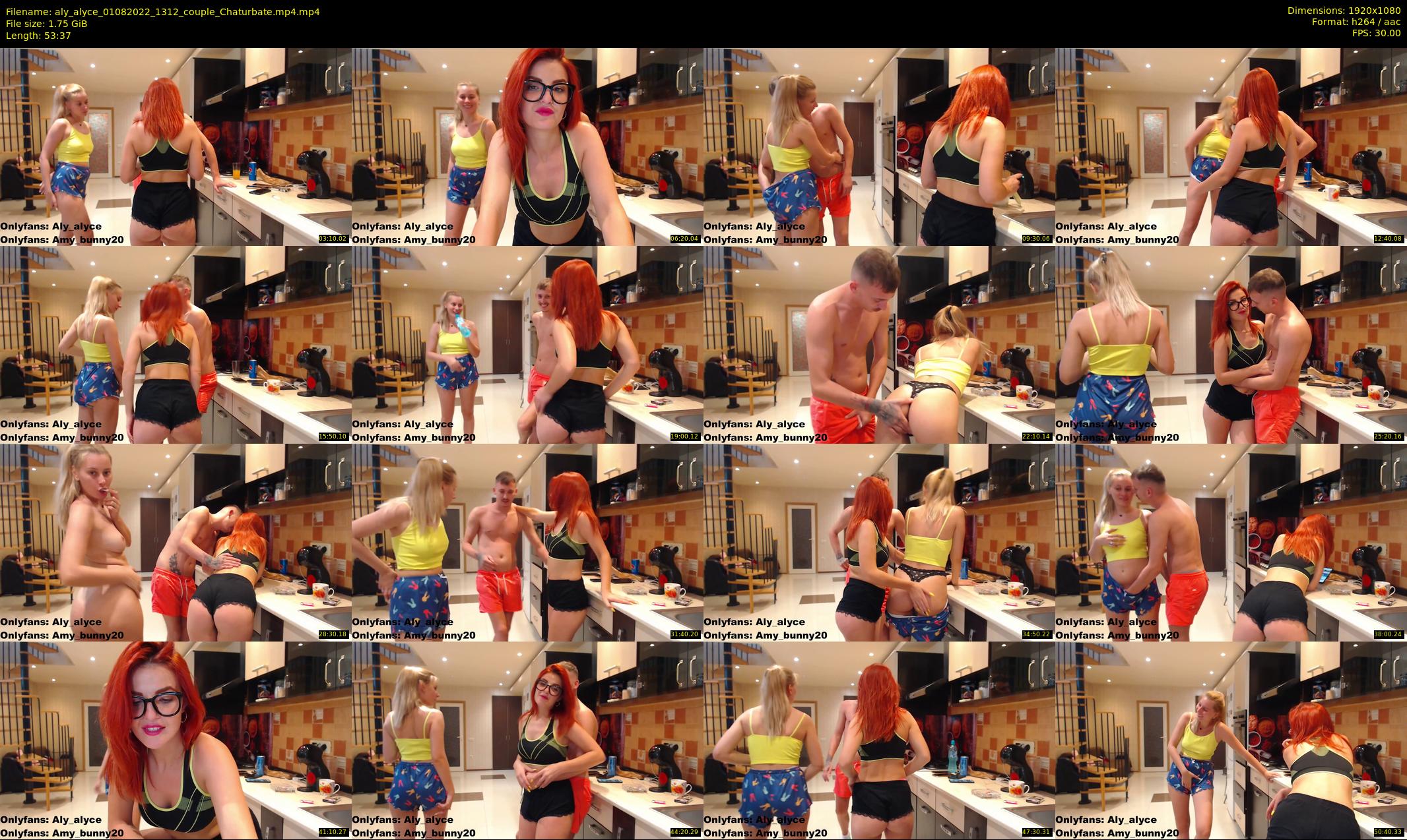 aly_alyce — 54 minute Chaturbate female cam show recording, 1080p, Aug 1, 2022