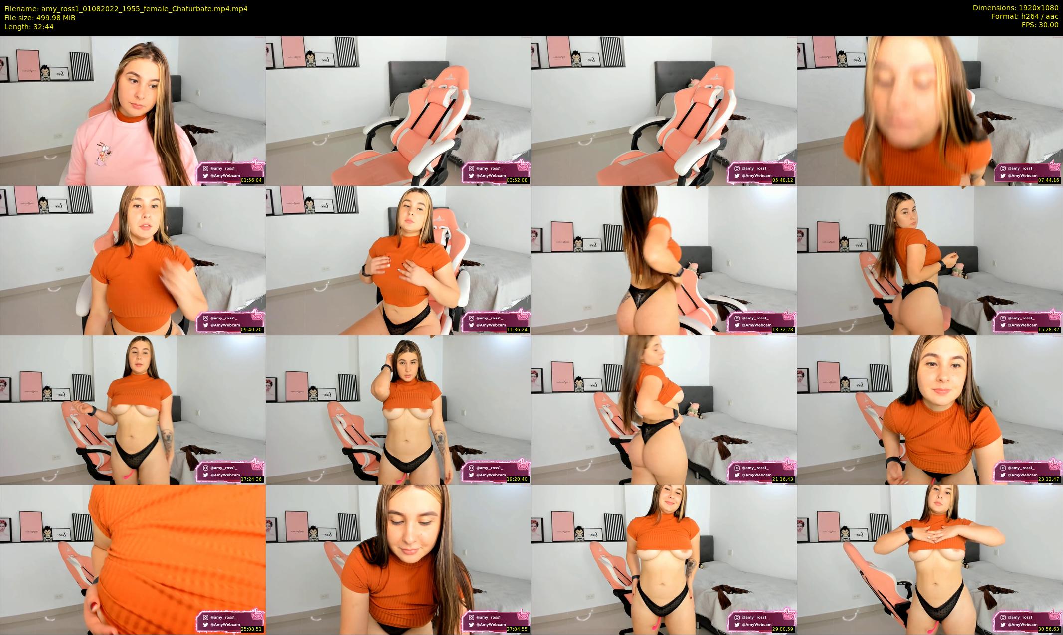 amy_ross1 — 33 minute Chaturbate female cam show recording, 1080p, Aug 1, 2022