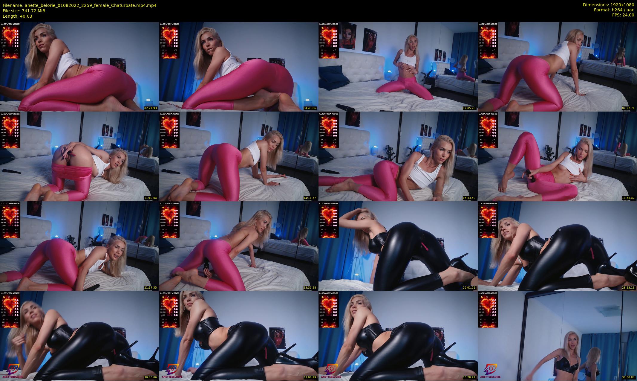 anette_belorie — 41 minute Chaturbate female cam show recording, 1080p, Aug 1, 2022