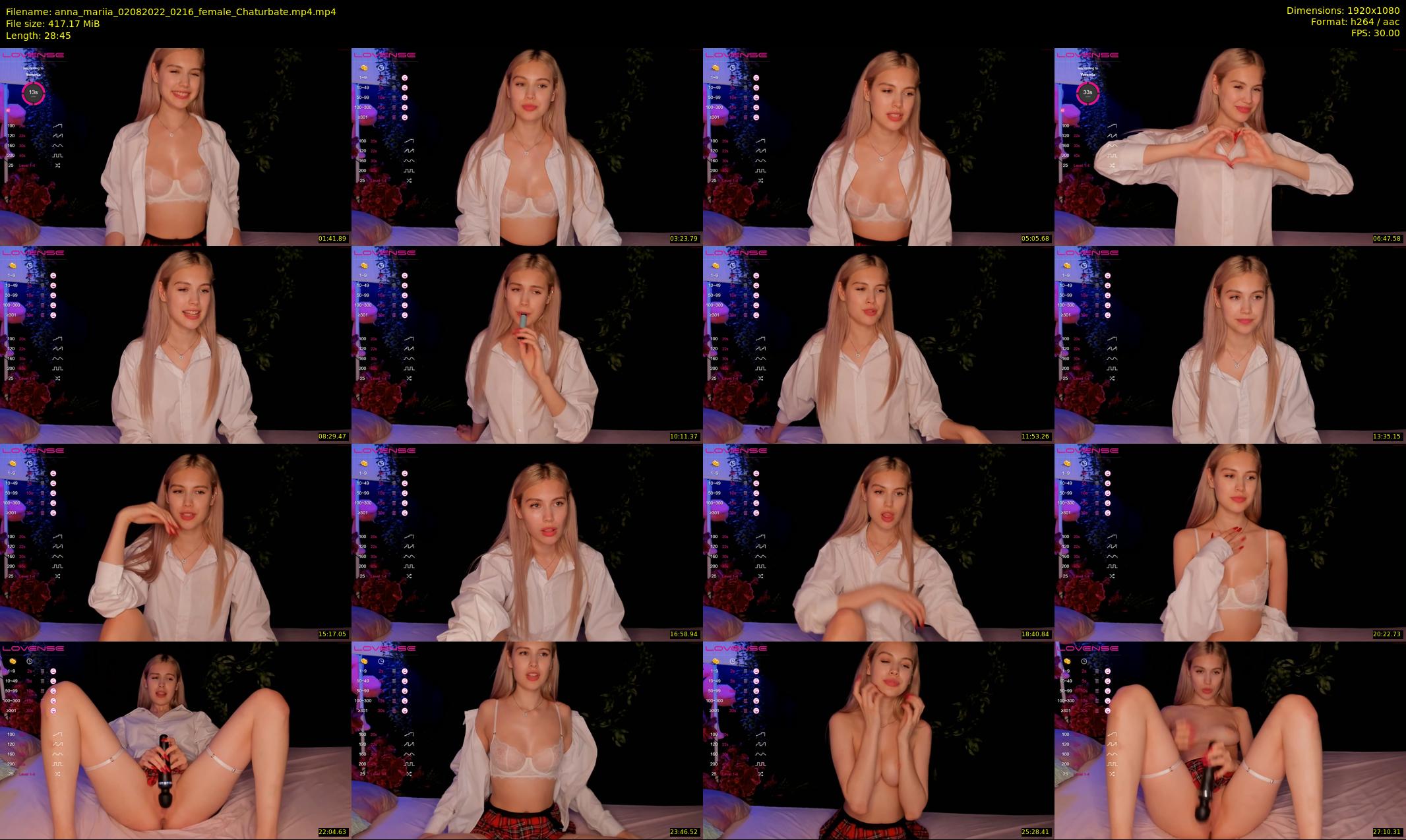 anna_mariia — 29 minute Chaturbate couple cam show recording, 1080p, Aug 2, 2022