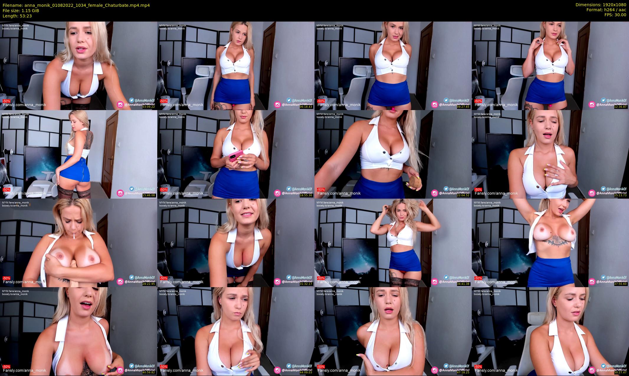anna_monik — 54 minute Chaturbate couple cam show recording, 1080p, Aug 1, 2022