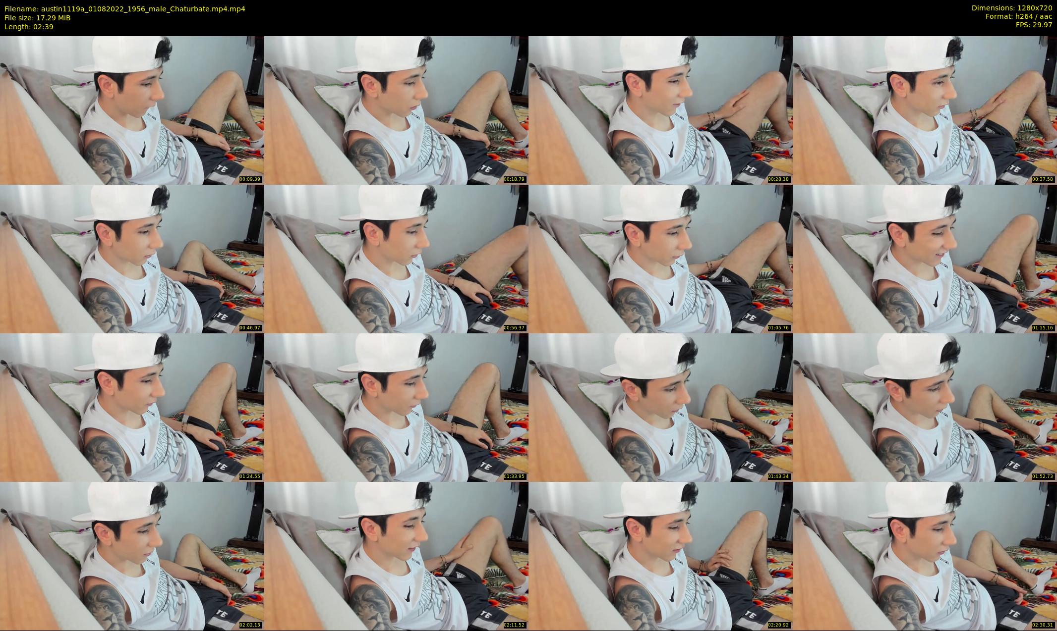 austin1119a — 3 minute Chaturbate male cam show recording, 720p, Aug 1, 2022