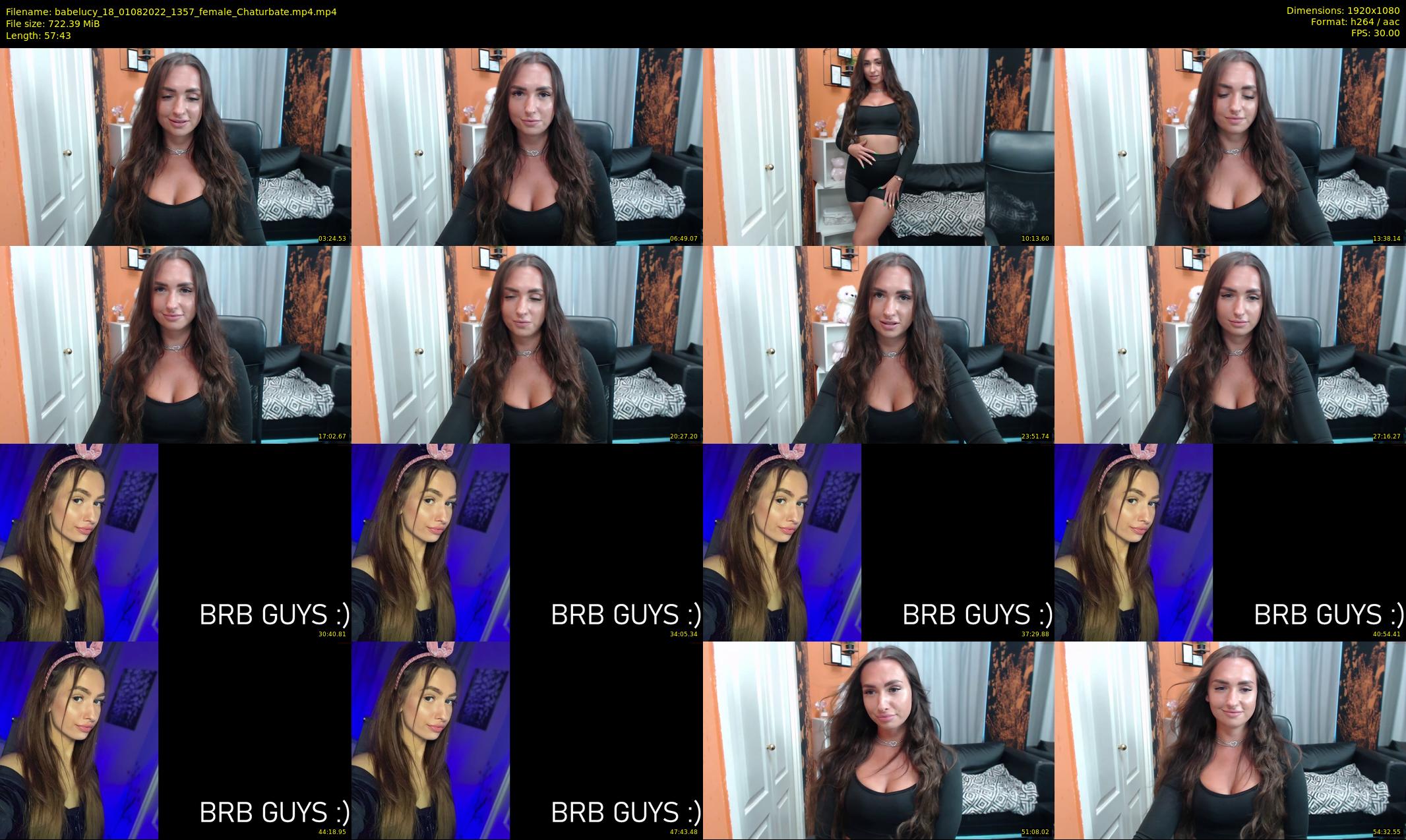 babelucy_18 — 58 minute Chaturbate female cam show recording, 1080p, Aug 1, 2022
