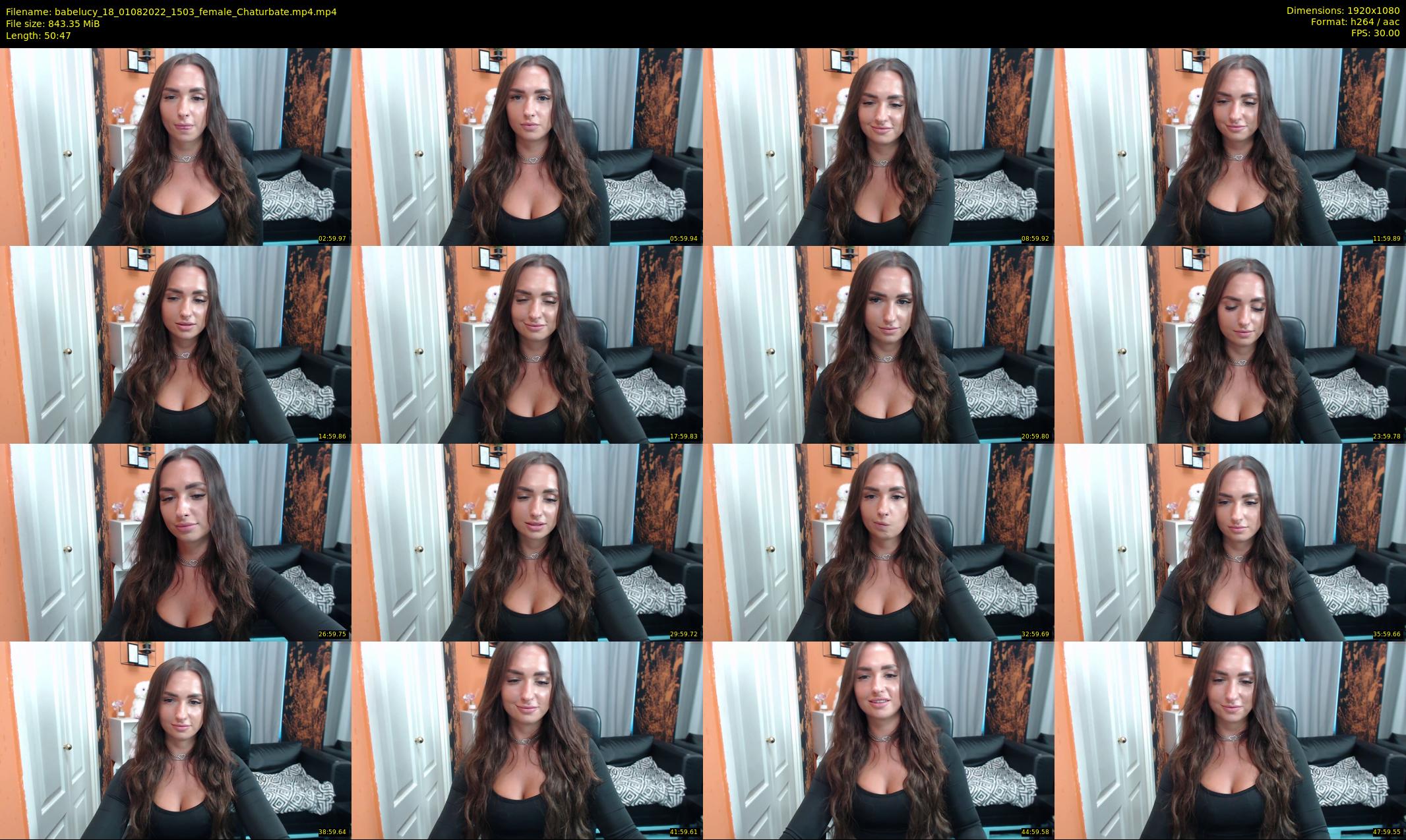 babelucy_18 — 51 minute Chaturbate female cam show recording, 1080p, Aug 1, 2022