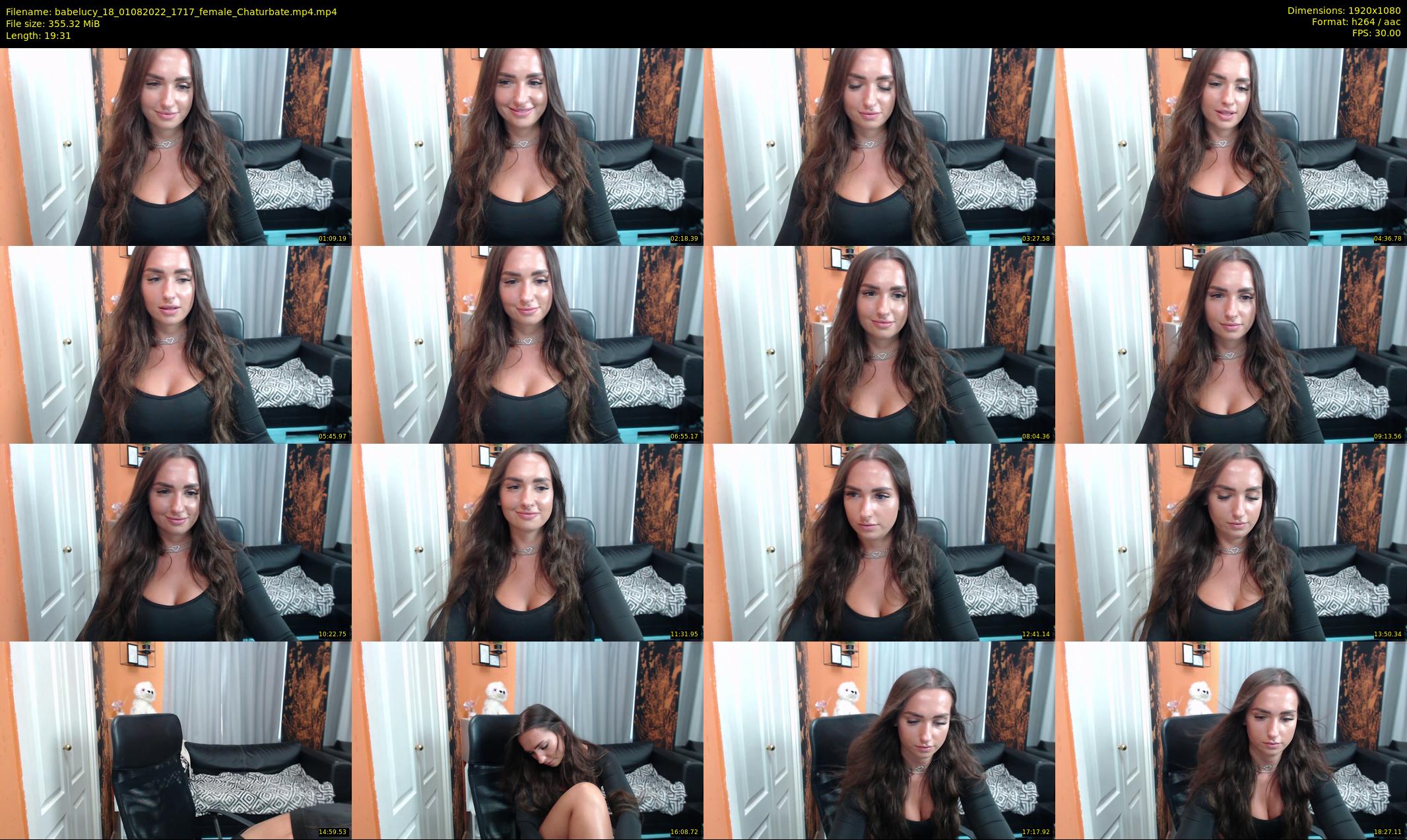 babelucy_18 — 20 minute Chaturbate female cam show recording, 1080p, Aug 1, 2022