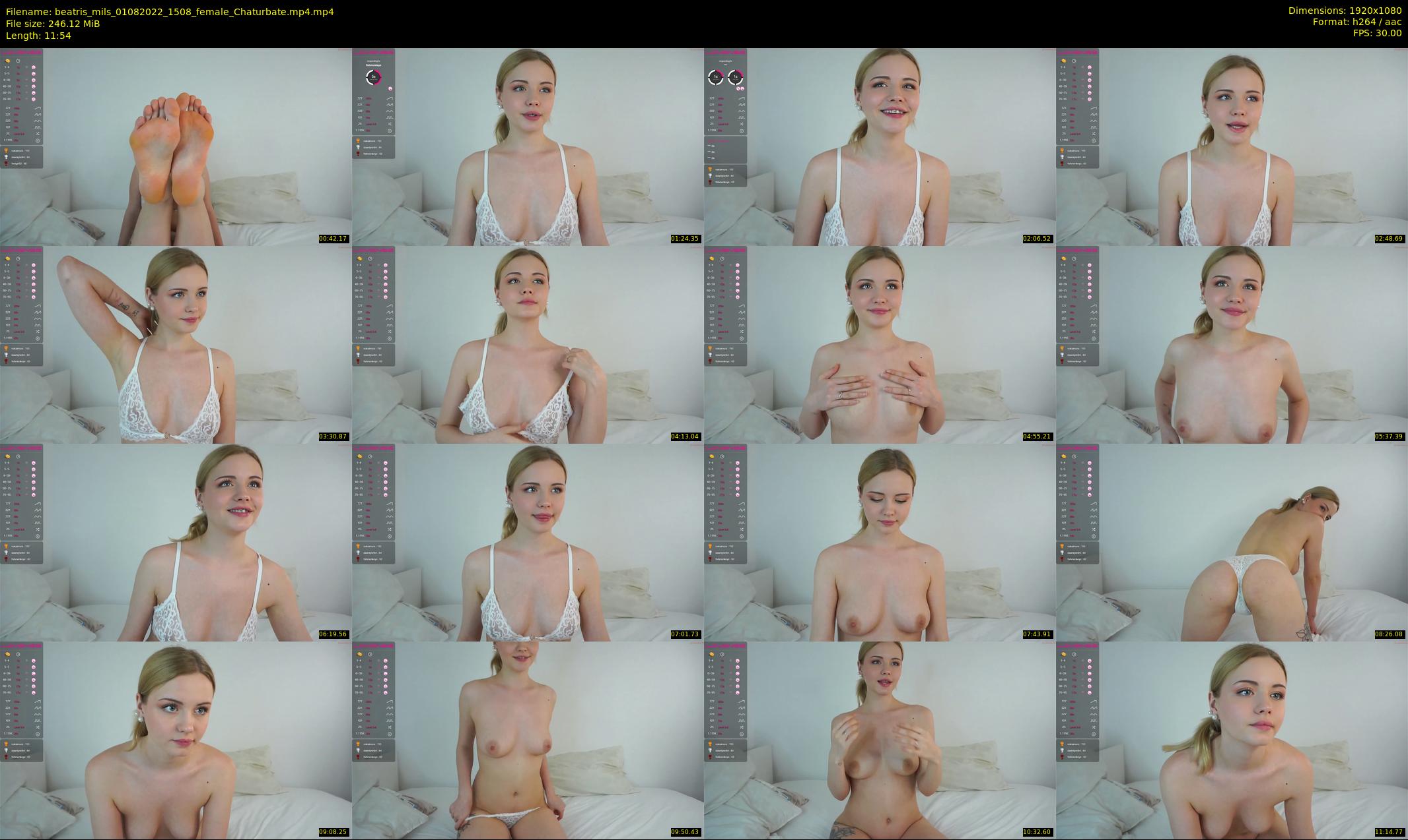 beatris_mils — 12 minute Chaturbate female cam show recording, 1080p, Aug 1, 2022