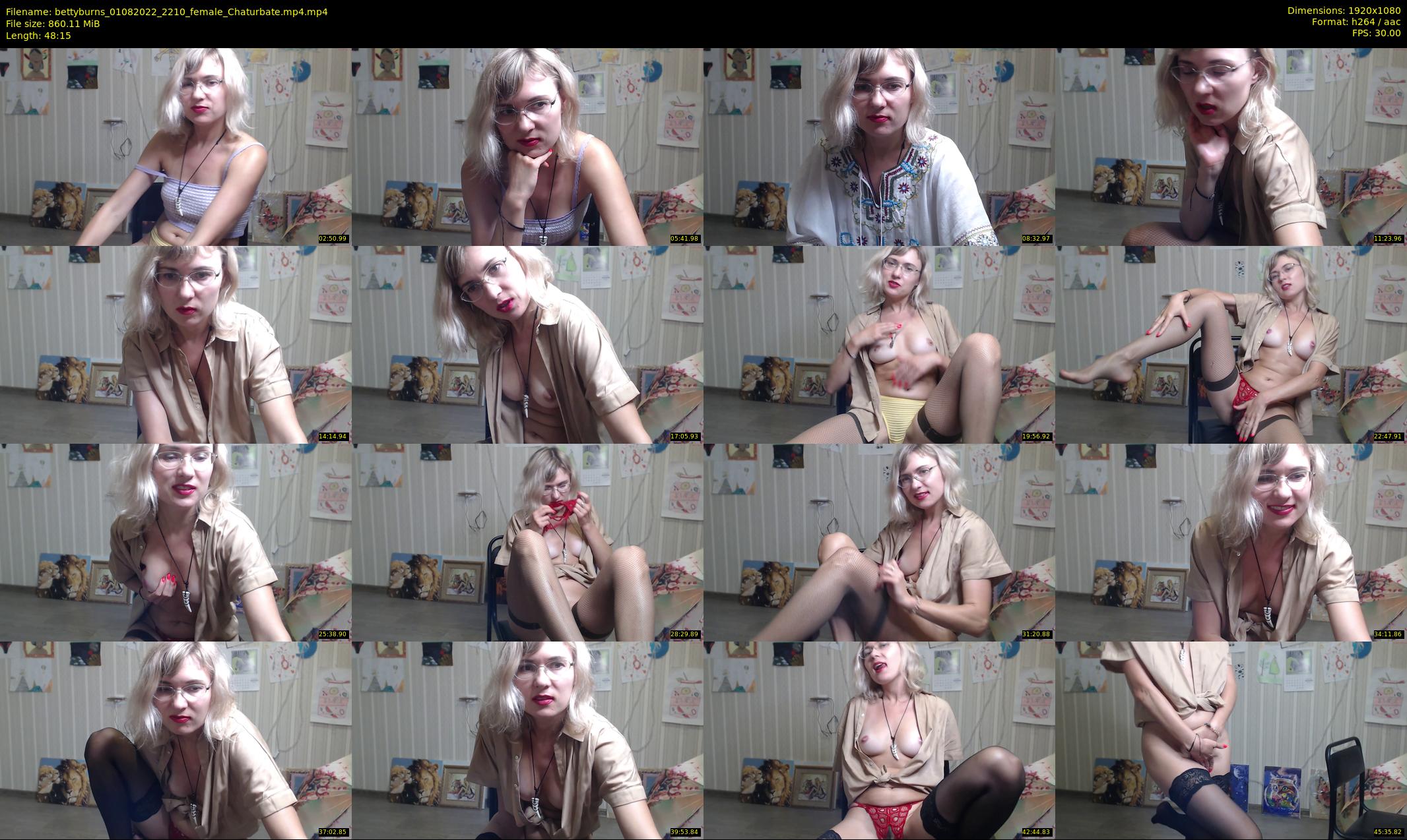 bettyburns — 49 minute Chaturbate female cam show recording, 1080p, Aug 1, 2022