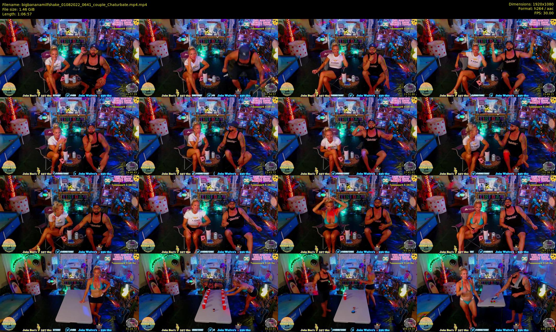bigbananamilfshake — 67 minute Chaturbate couple cam show recording, 1080p, Aug 1, 2022