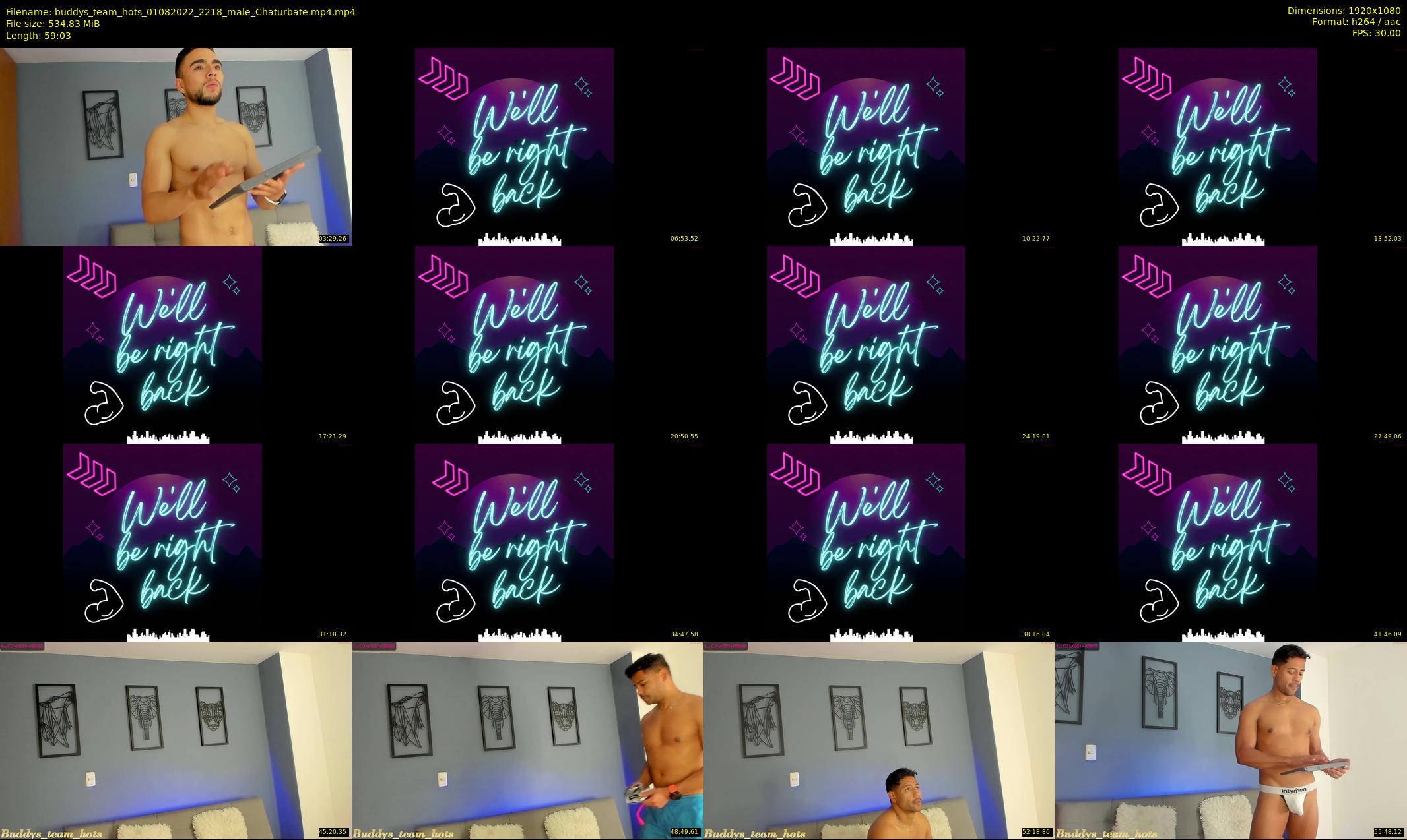 buddys_team_hots — 60 minute Chaturbate couple cam show recording, 1080p, Aug 1, 2022