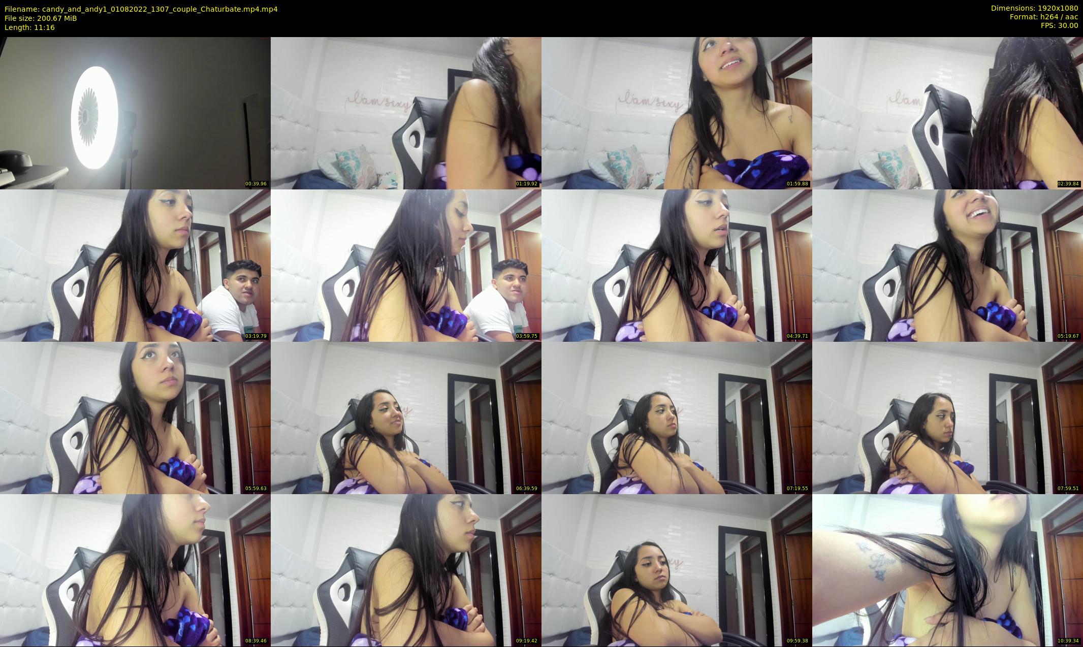 candy_and_andy1 — 12 minute Chaturbate couple cam show recording, 1080p, Aug 1, 2022