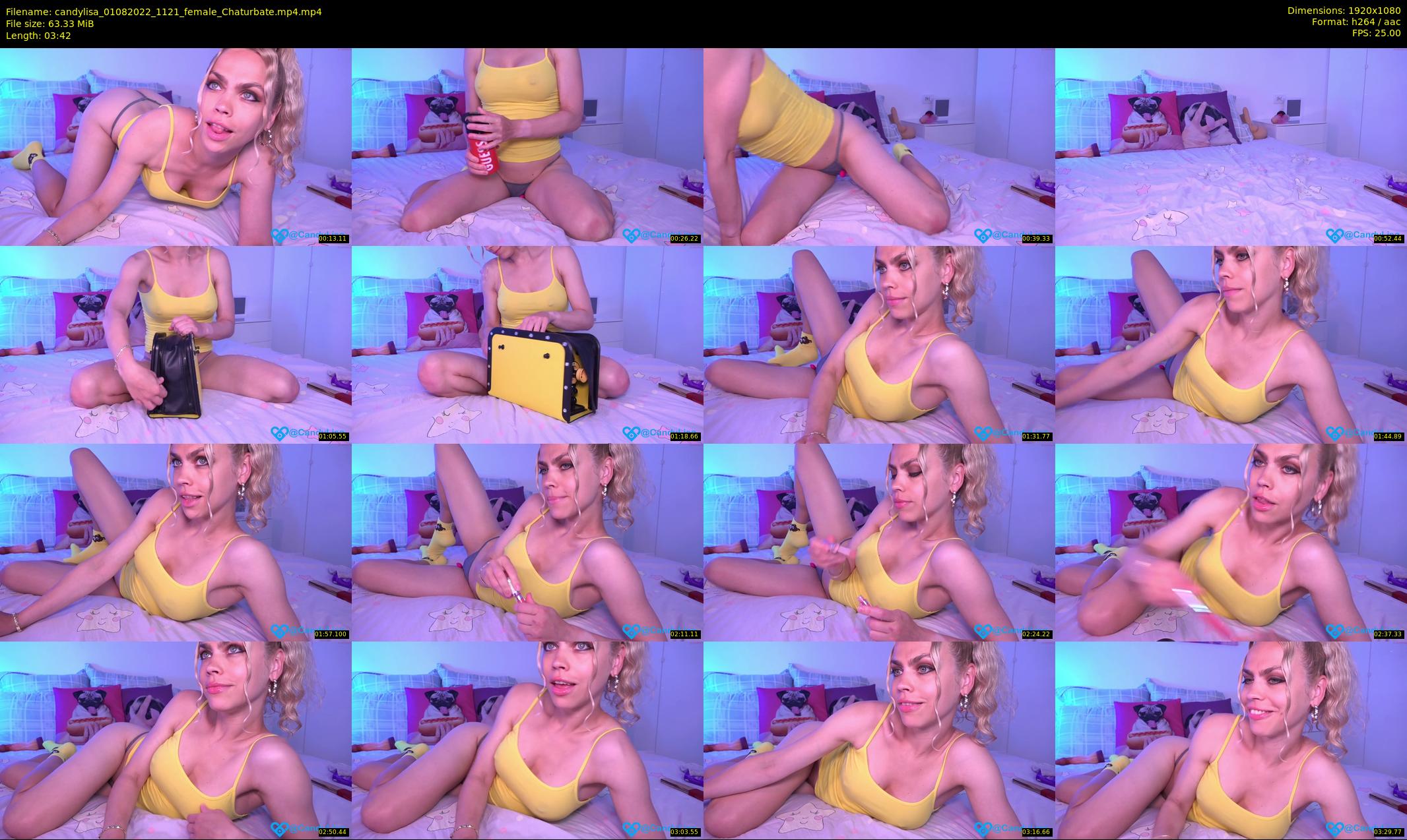 candylisa — 4 minute Chaturbate female cam show recording, 1080p, Aug 1, 2022