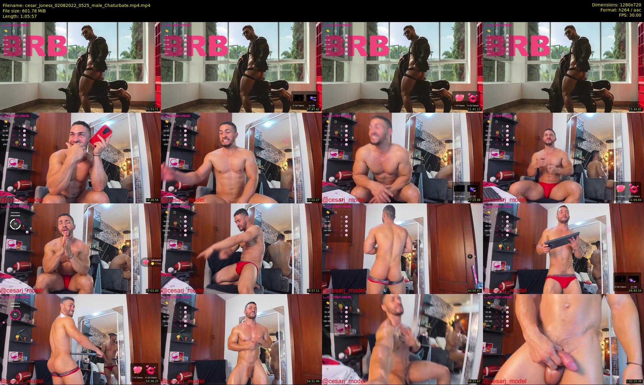 cesar_joness — 66 minute Chaturbate male cam show recording, 720p, Aug 2, 2022