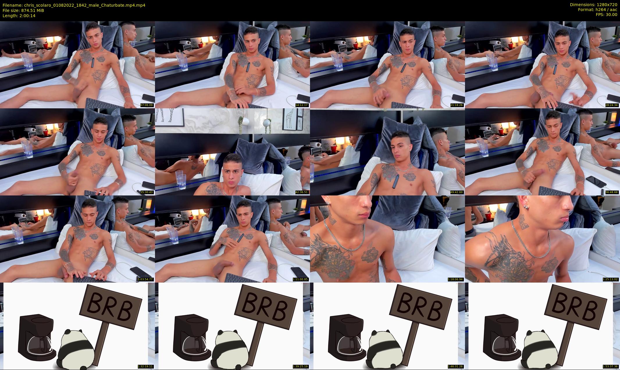 chris_scolaro — 121 minute Chaturbate male cam show recording, 720p, Aug 1, 2022